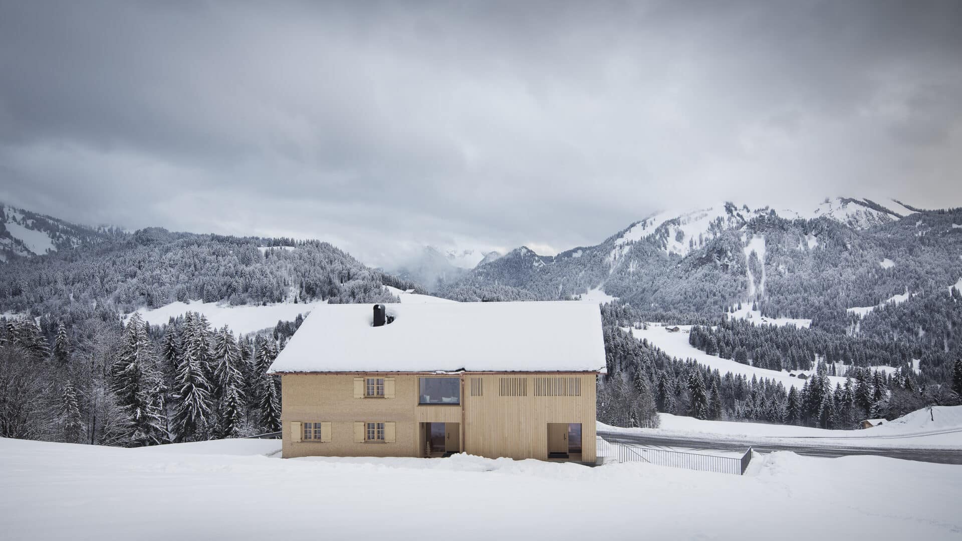 Haus im Winter, Halwina Hideaway
