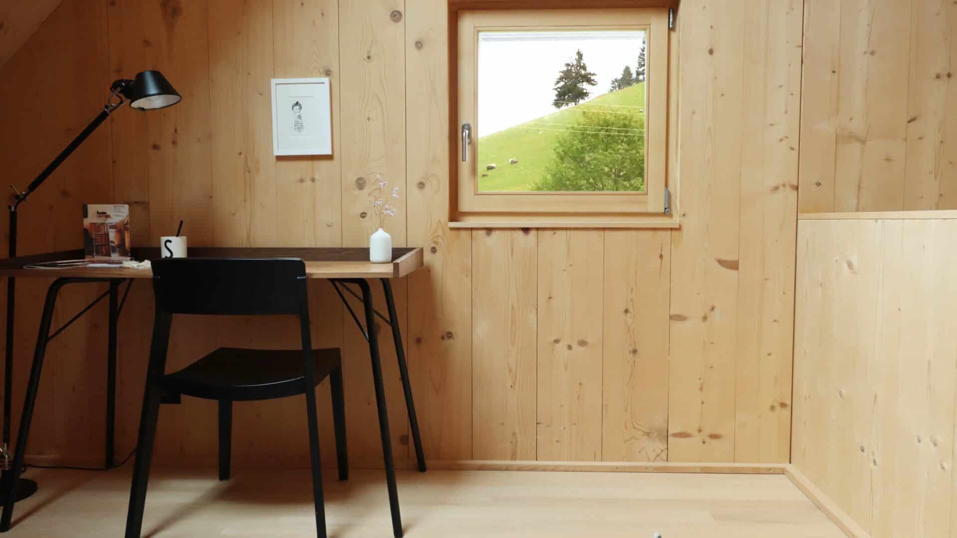 Arbeitsplatz auf der Galerie des Seilerhansenhofs