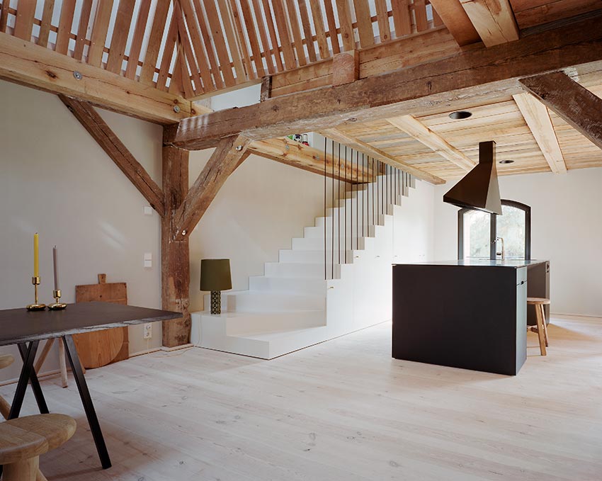 Rote Scheune, Ferienhaus, Uckermark