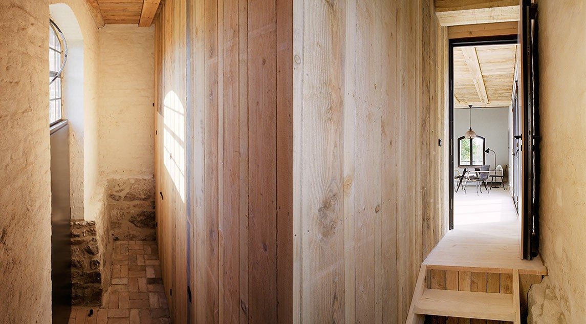 rote Scheune, Ferienhaus, Uckermark, besondere Architektur, Design