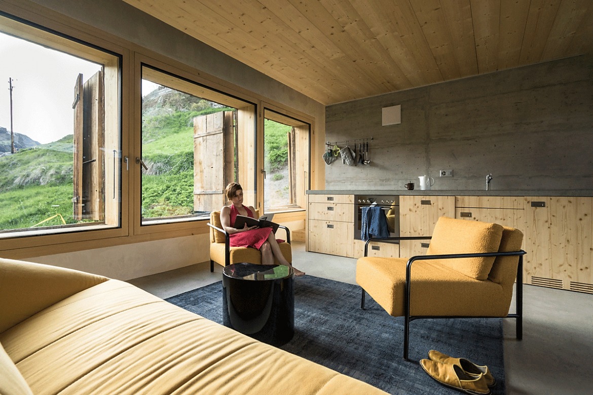 Anako Lodge, Schweiz, Ferienhaus, Design, Architektur, besondere Unterkunft