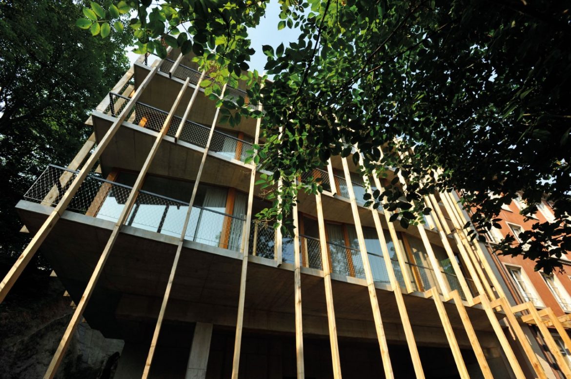 Jugendherberge Basel, Hostel, Design, Architektur, Budget, Low Budget