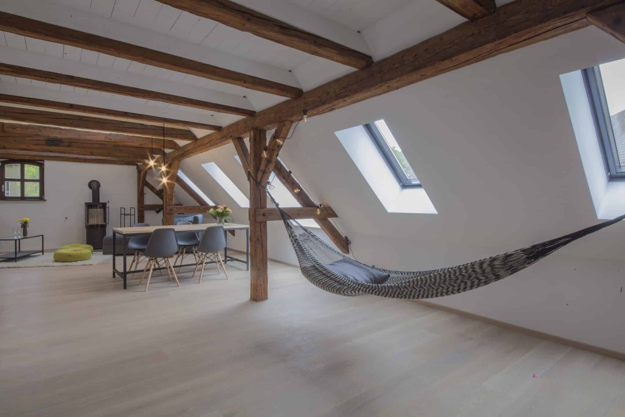 Kreativmühle Hof, Mücheln, Ferienwohnung, Loft, Gneisenautal