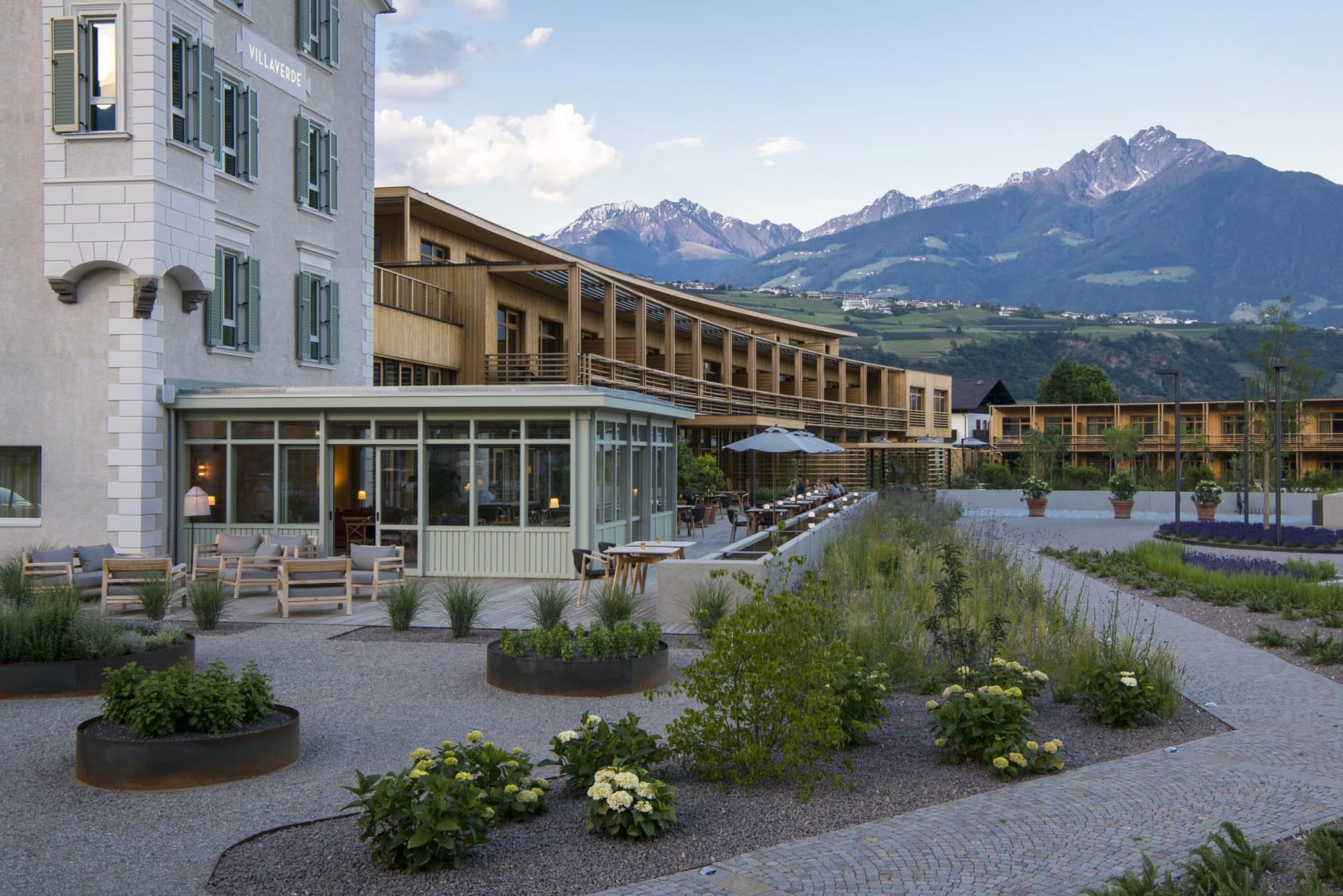 VillaVerde, Designhotel, Südtirol, Meran, Boutique-Hotel, besondere Unterkunft, Architektur, Design