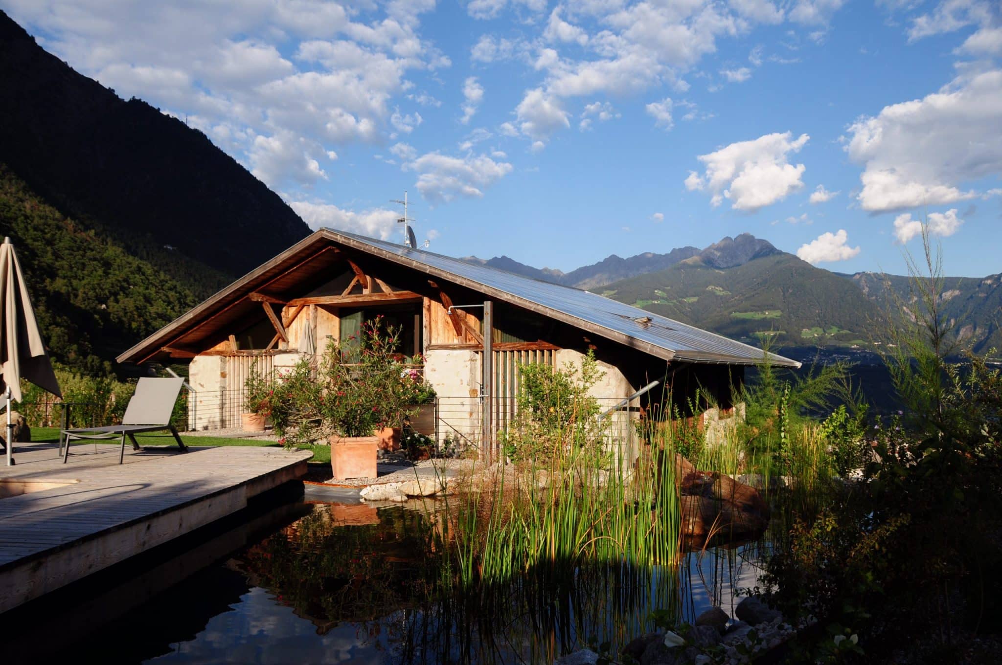 Sticklerhof, Design, Ferienwohnungen, modern, Südtirol, Meran, Berge, Italien, moderne Architektur