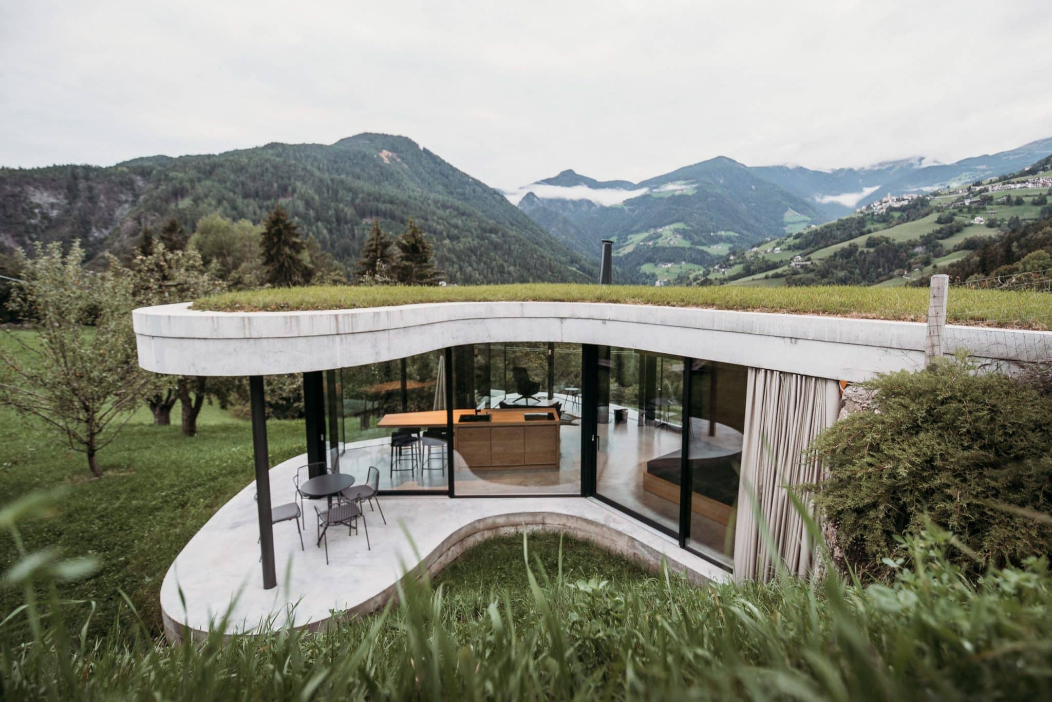 Blick aufs Haus, Innen- und Außenräume des Gästehaus Freiform