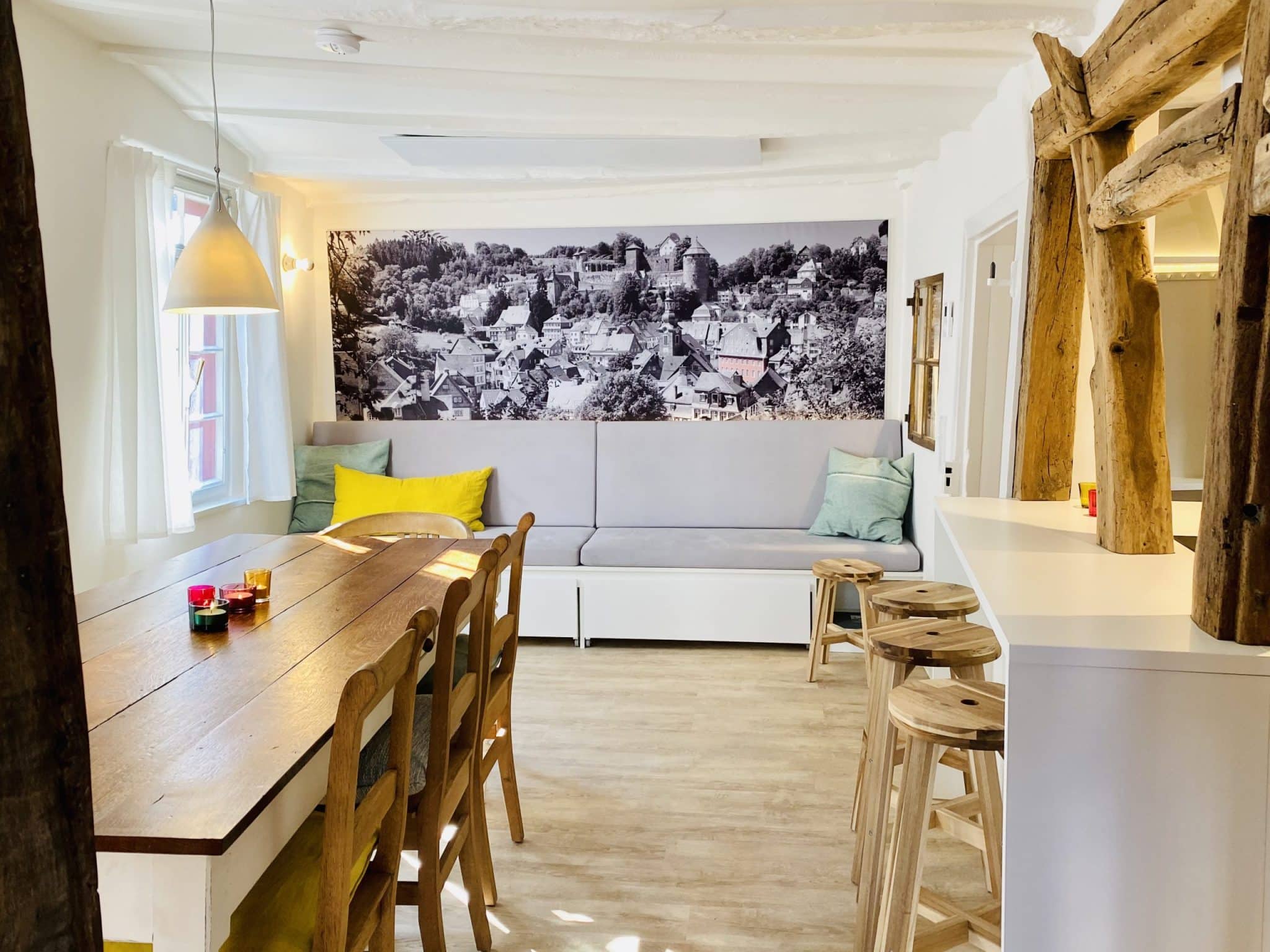 Auszeit, Ferienhaus, Fachwerkhaus, Monschau, Eifel, Design-Ferienhaus, Boutique-Hotel, Ferienunterkunft, Ferienwohnung, Architektur, Architektenhaus