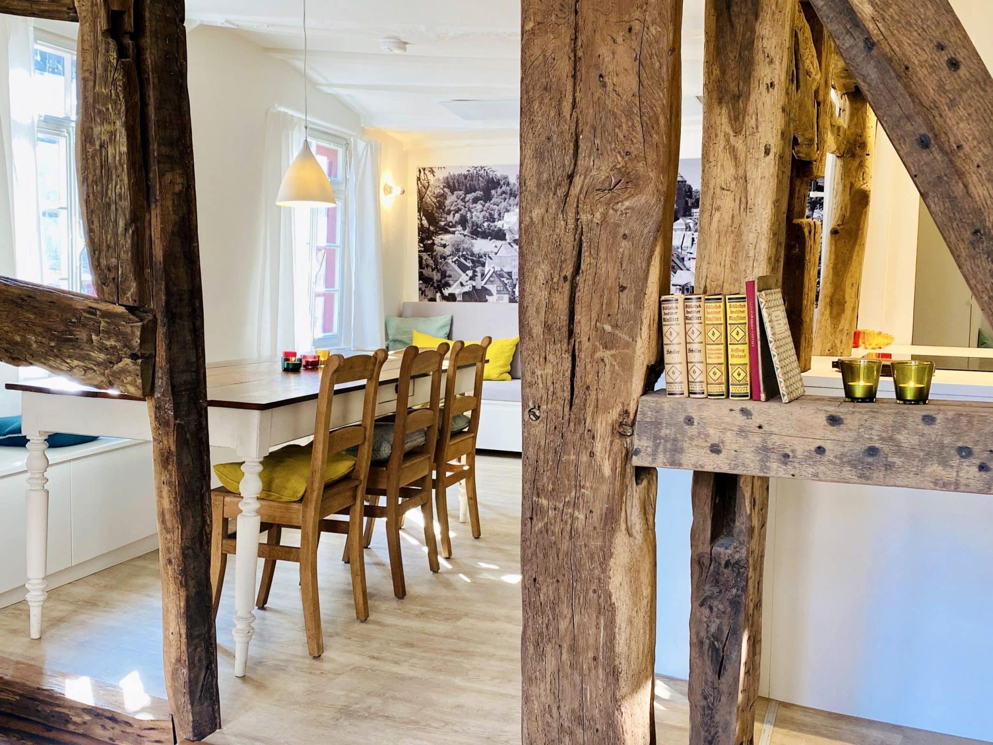 Auszeit, Ferienhaus, Fachwerkhaus, Monschau, Eifel, Design-Ferienhaus, Boutique-Hotel, Ferienunterkunft, Ferienwohnung, Architektur, Architektenhaus