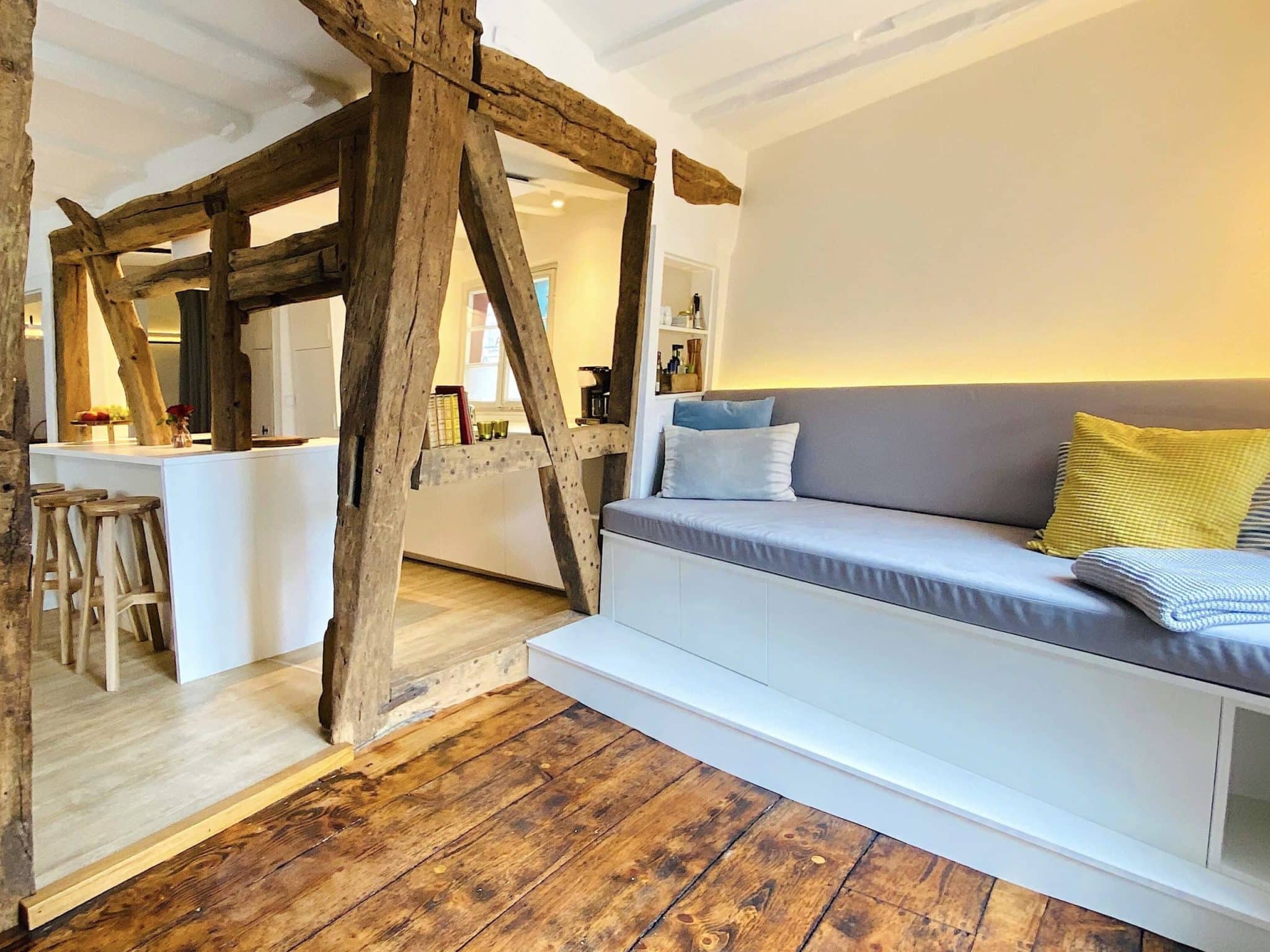 Auszeit, Ferienhaus, Fachwerkhaus, Monschau, Eifel, Design-Ferienhaus, Boutique-Hotel, Ferienunterkunft, Ferienwohnung, Architektur, Architektenhaus