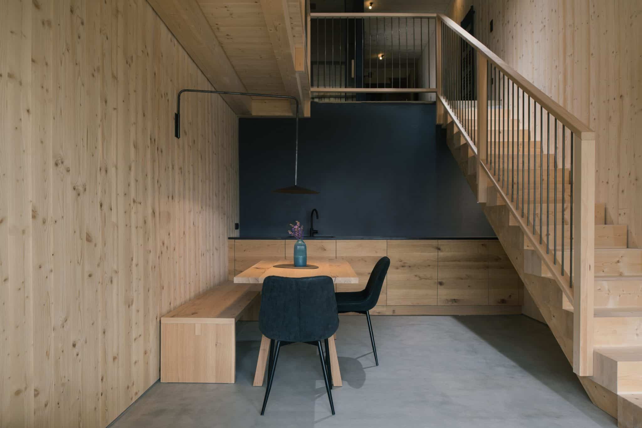 anders mountain suites, view into the apartment