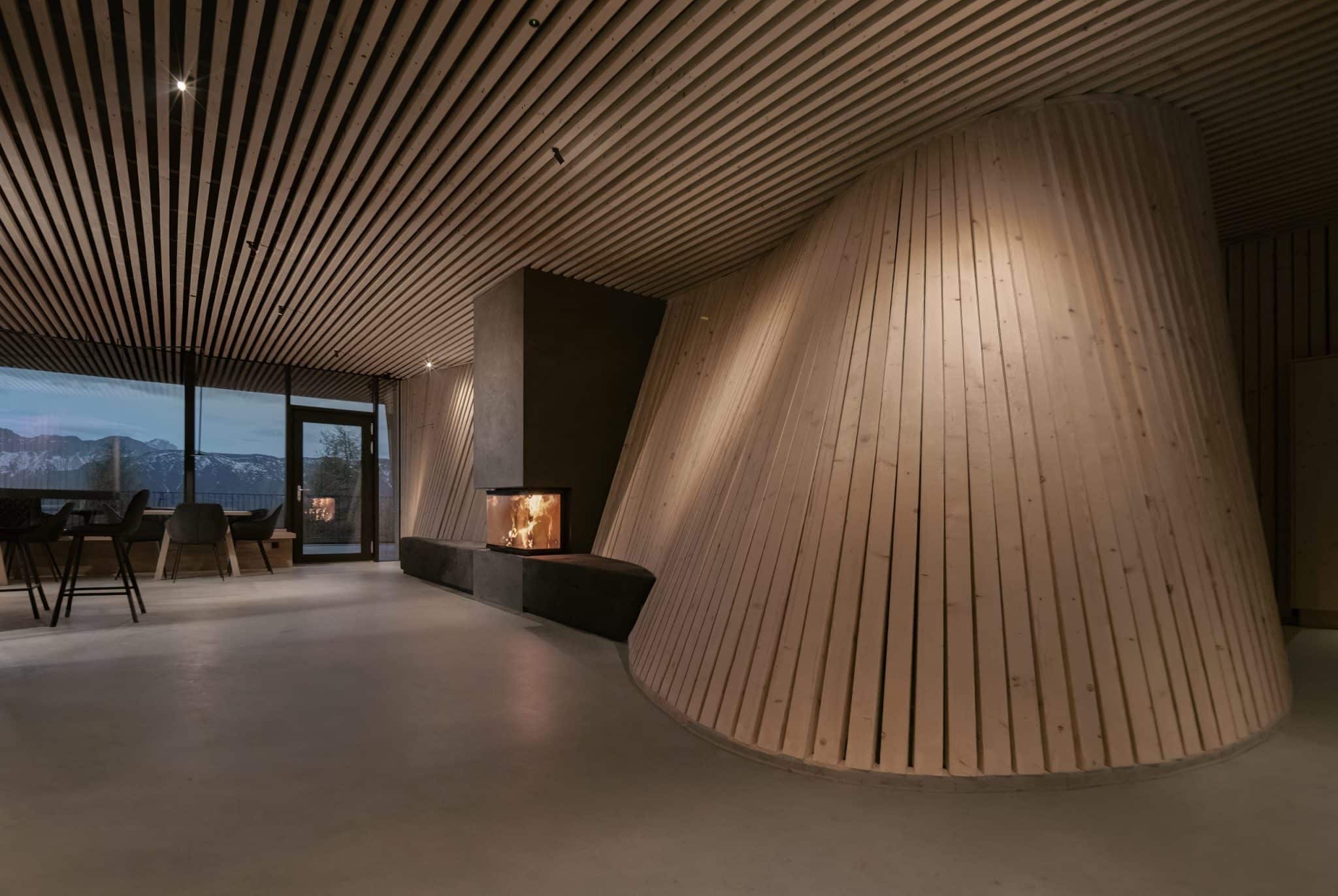 anders mountain suites, view into the restaurant