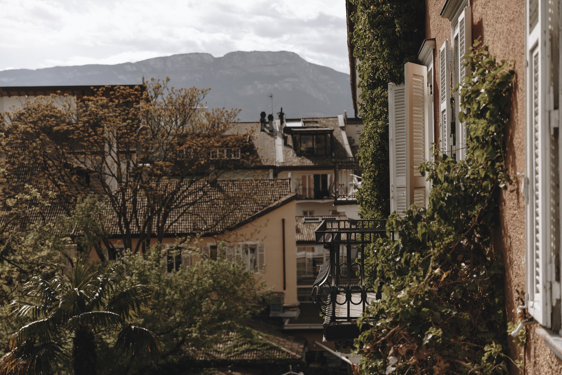 Balkon am Parkhotel Mondschein