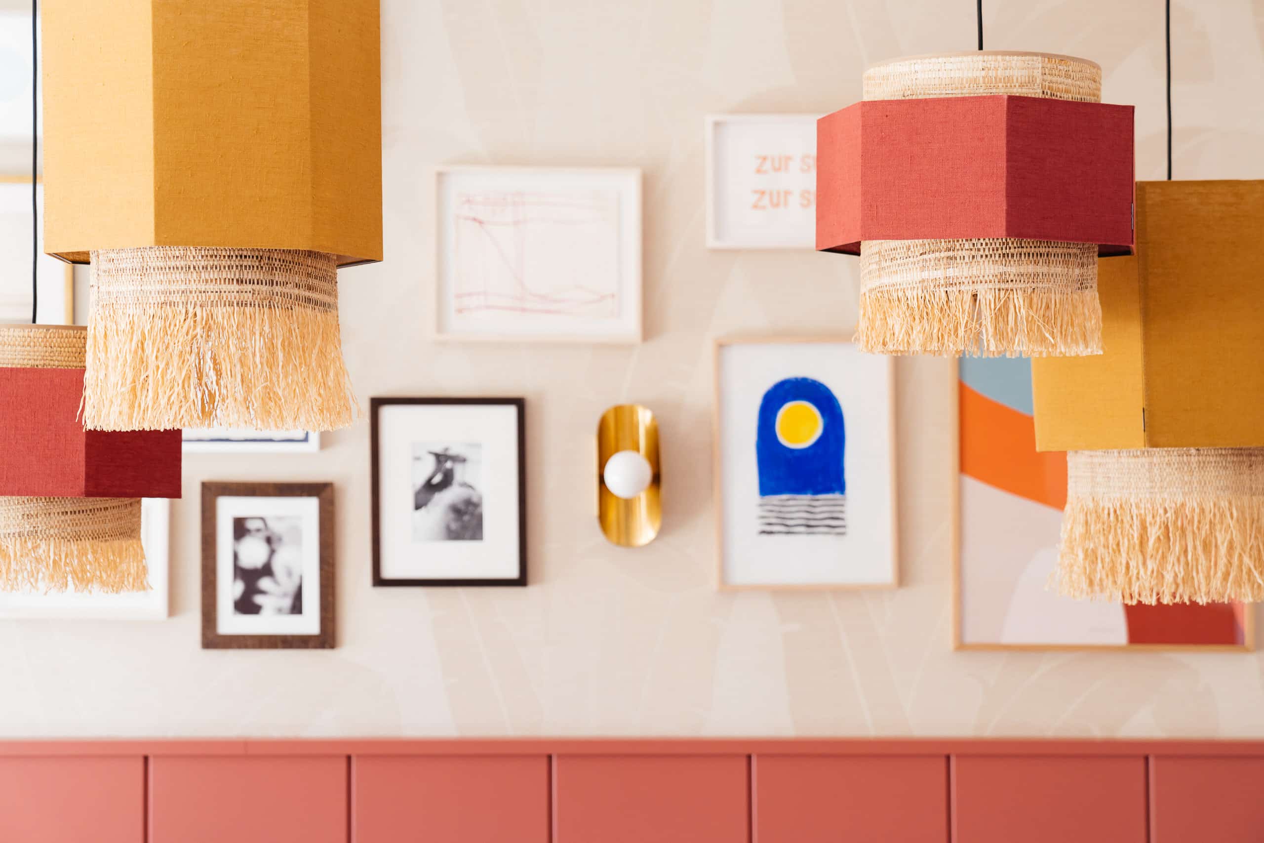 Wandgestaltung in der Villa Alma