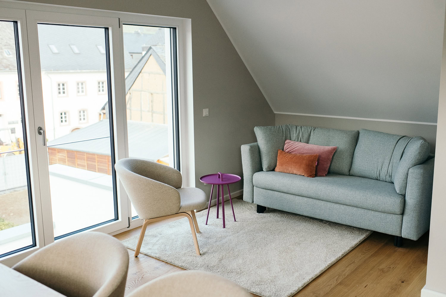 Design-Ferienwohnung, Mosel, moderne Architektur, Ferienhaus für Großfamilien Ferienhaus für Gruppen, Ferienhaus am Fluss, Ferienhaus am Wasser, Moselle region, Moselregion