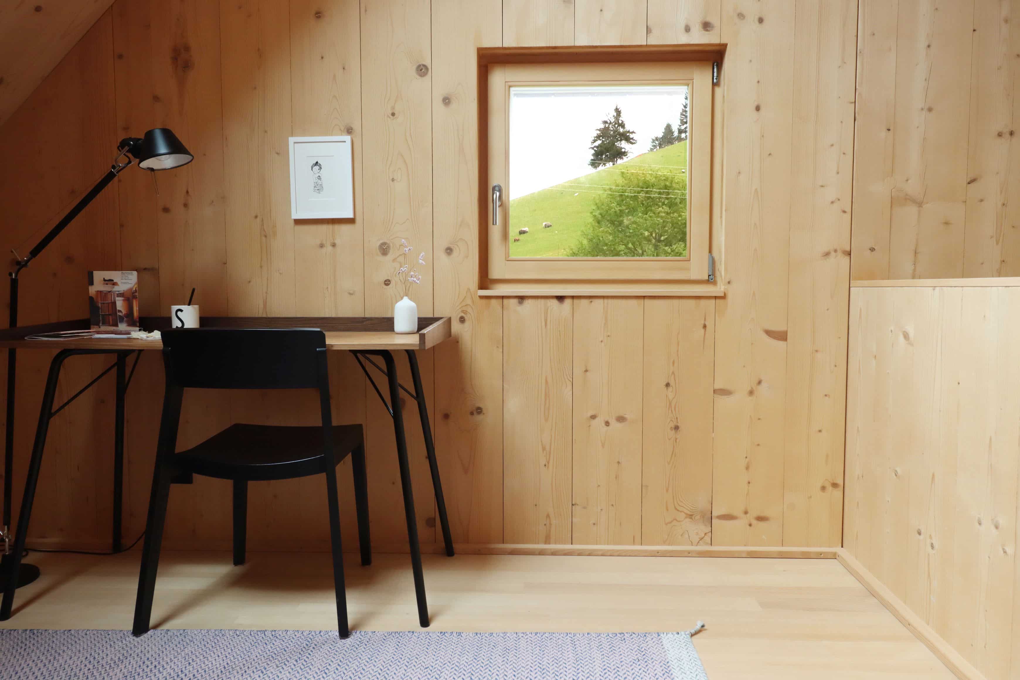 Arbeitsplatz auf der Galerie des Seilerhansenhofs