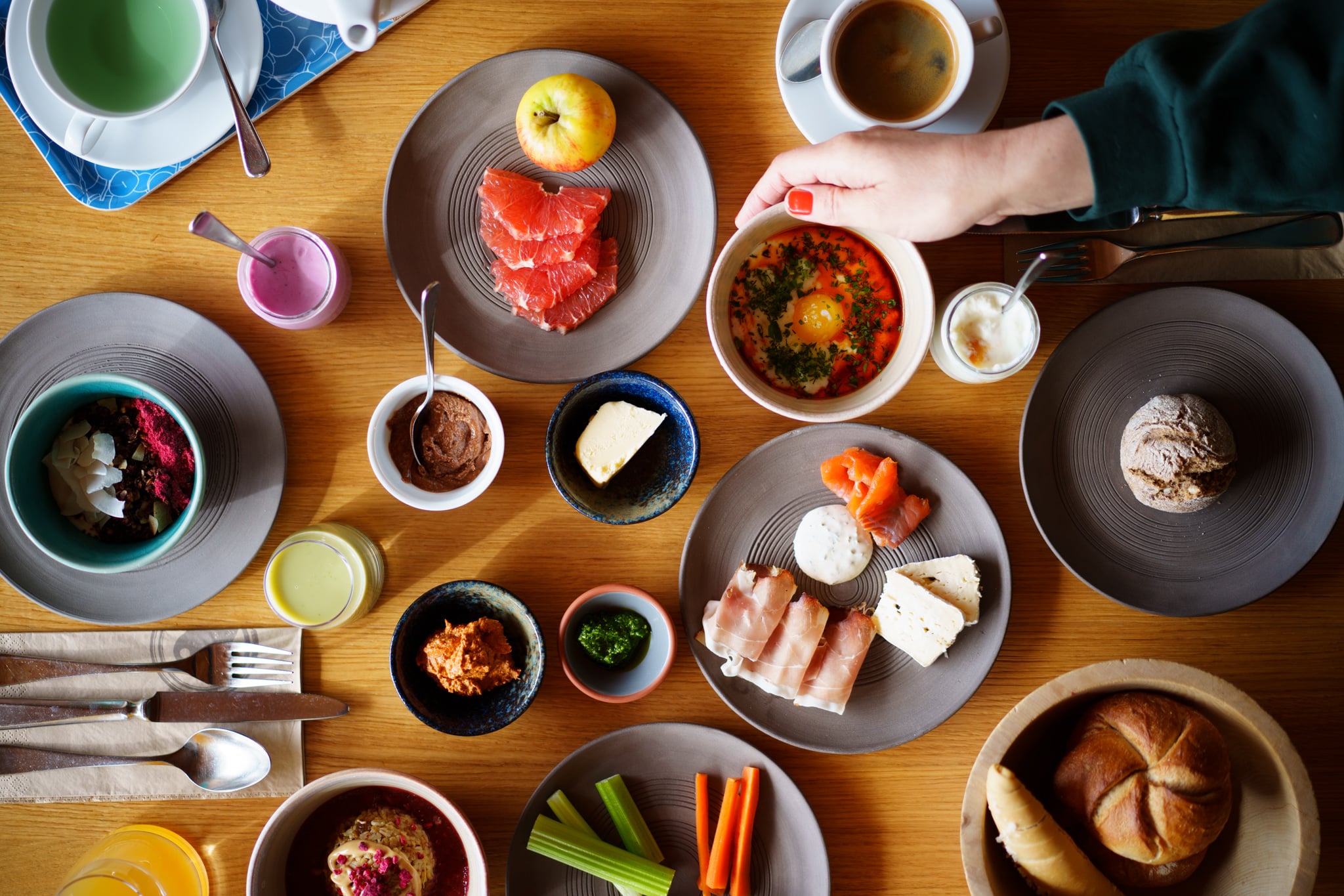 Frühstücksoptionen im Daberer