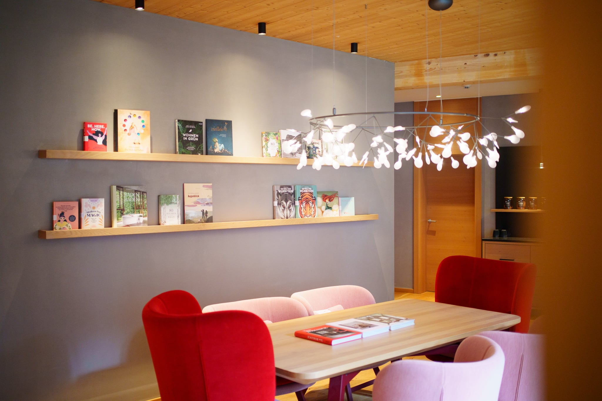 Wohnzimmer im Spa Bereich des Daberer Hotels