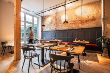 Frühstücksraum im Boutique-Hotel Die Reederin