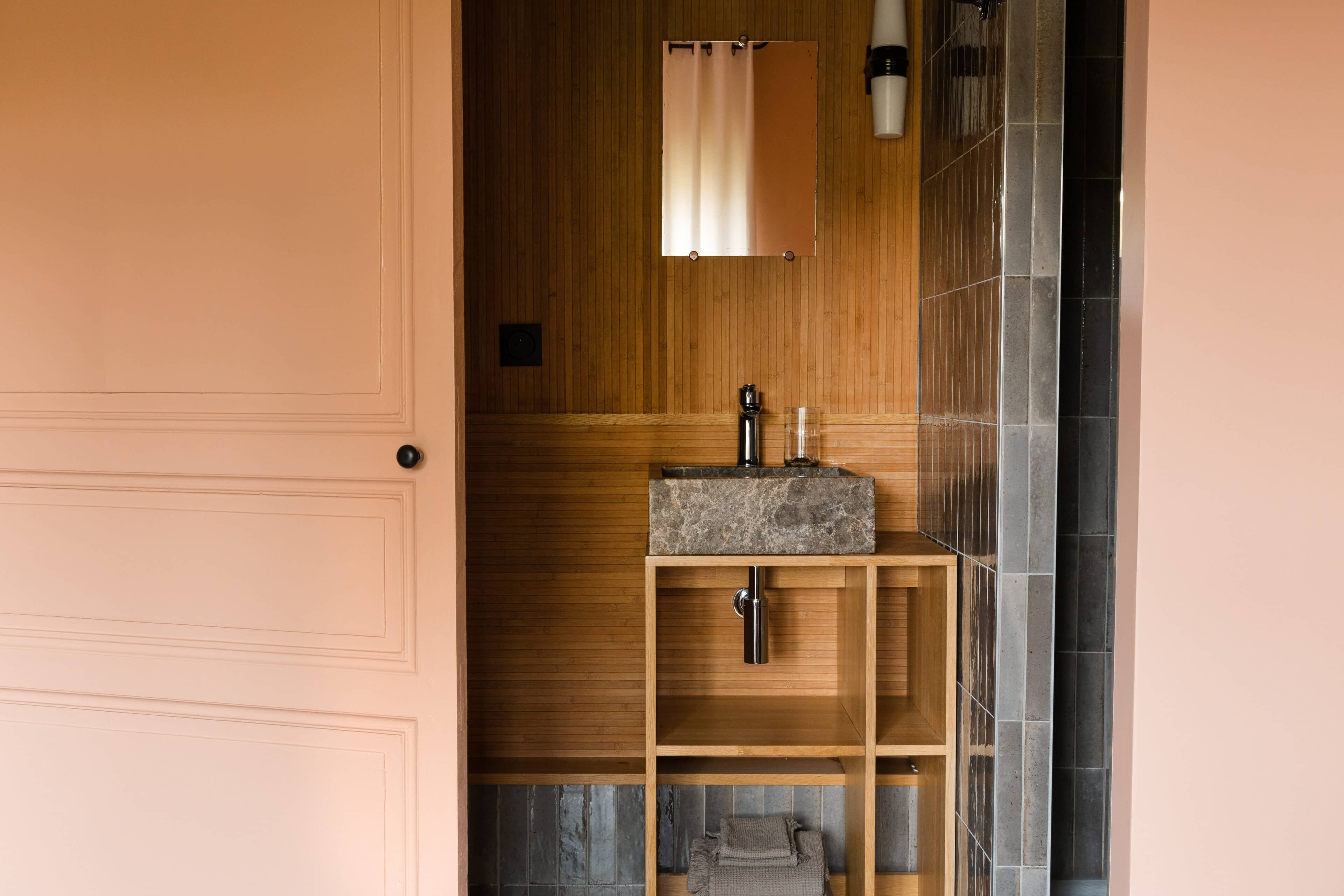 Badezimmer im Moulin Moulin