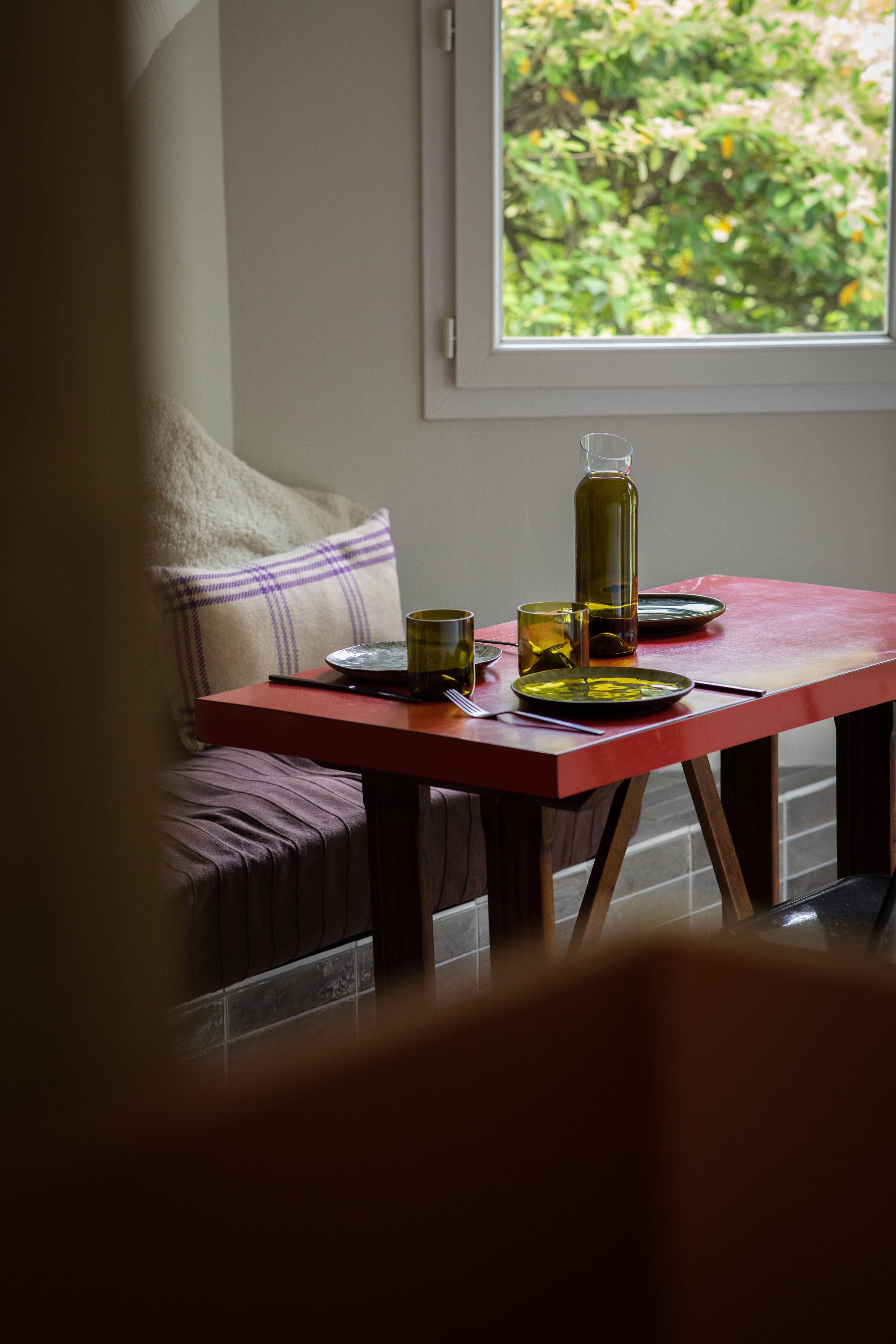 gedeckter Tisch im Moulin Moulin