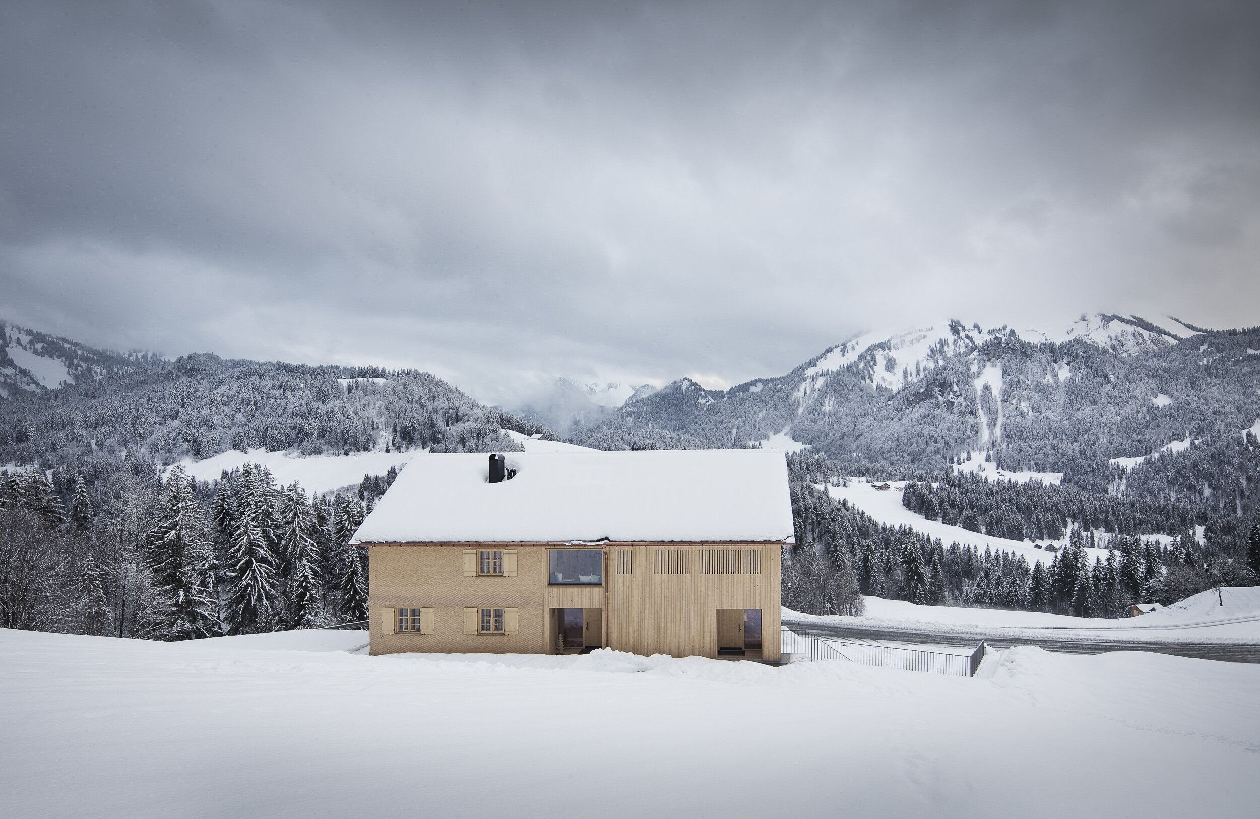 Haus im Winter, Halwina Hideaway