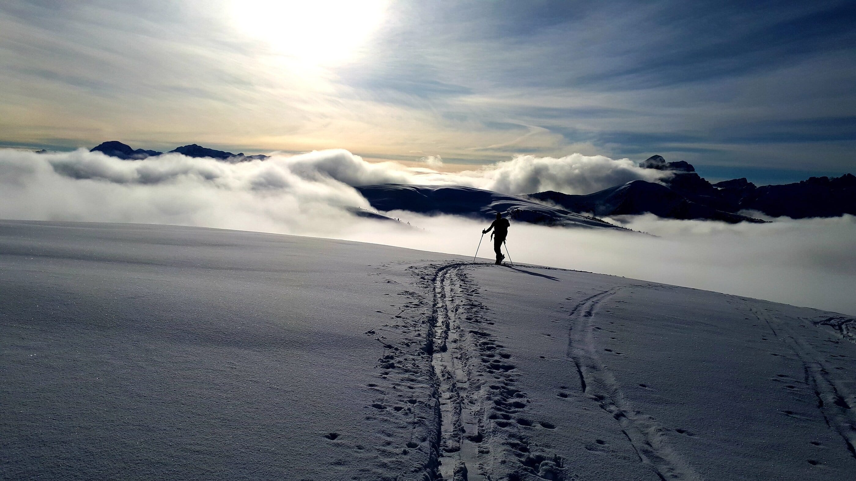 gruiba, Ferienappartement im Schnee, Südtirol