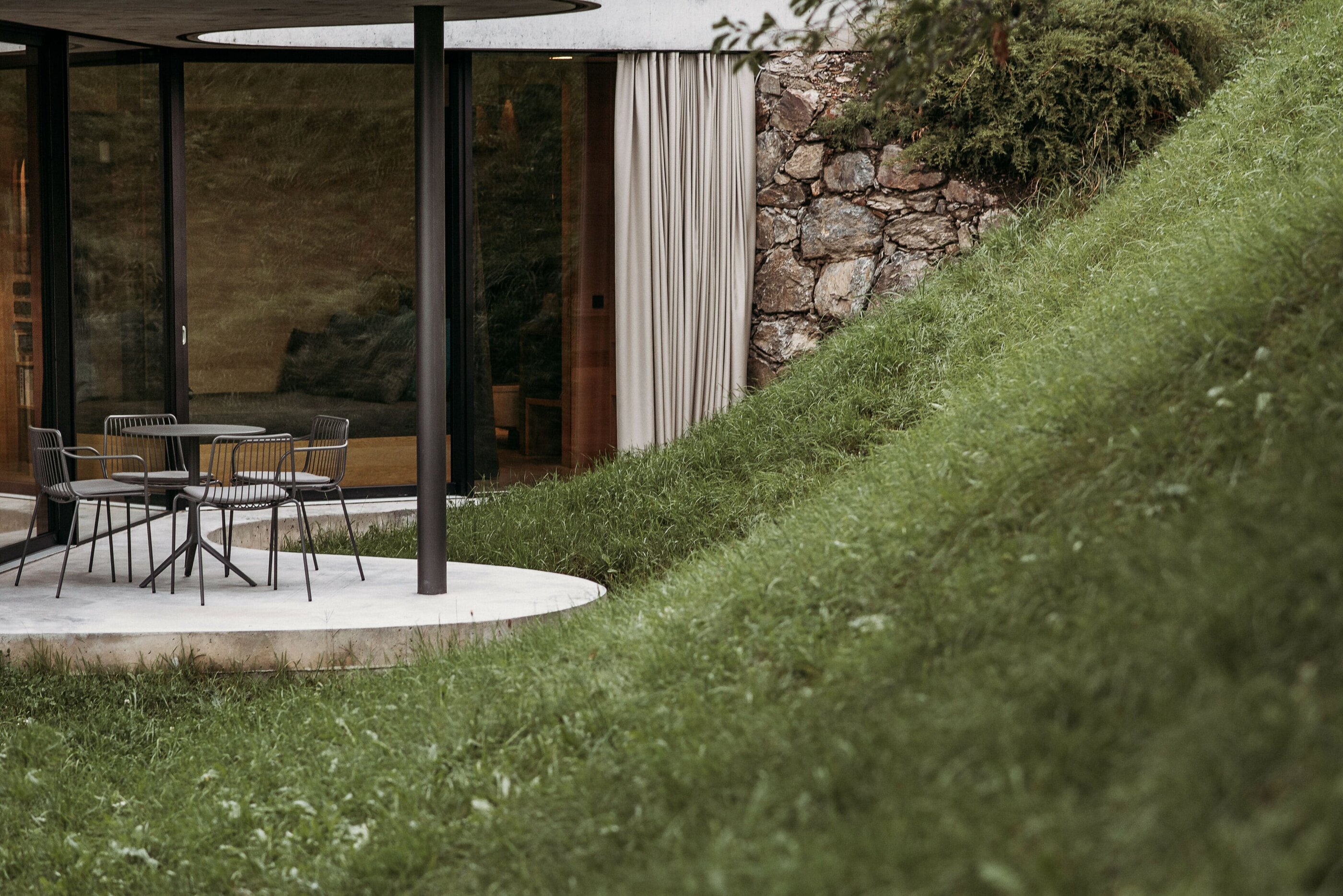 Terrasse des Gästehaus Freiform