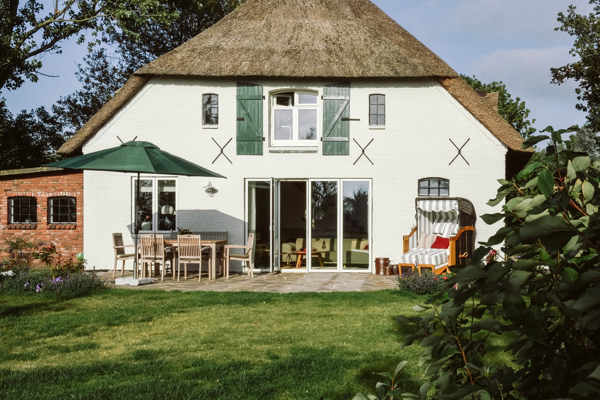 Huus Uelvesbüll, Ferienhaus an der Nordsee, Eiderstedt