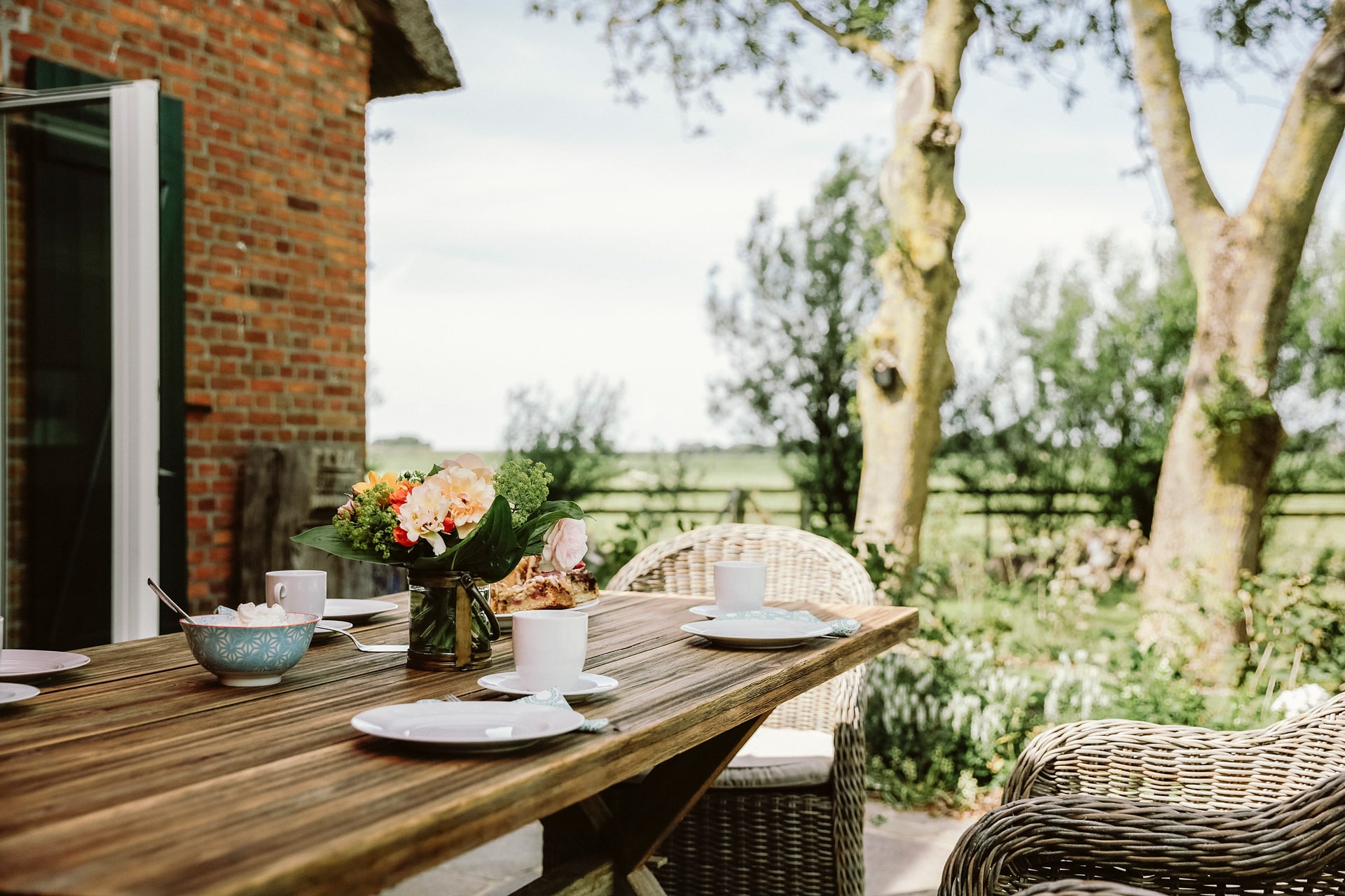 Huus Uelvesbüll, Ferienhaus an der Nordsee, Eiderstedt