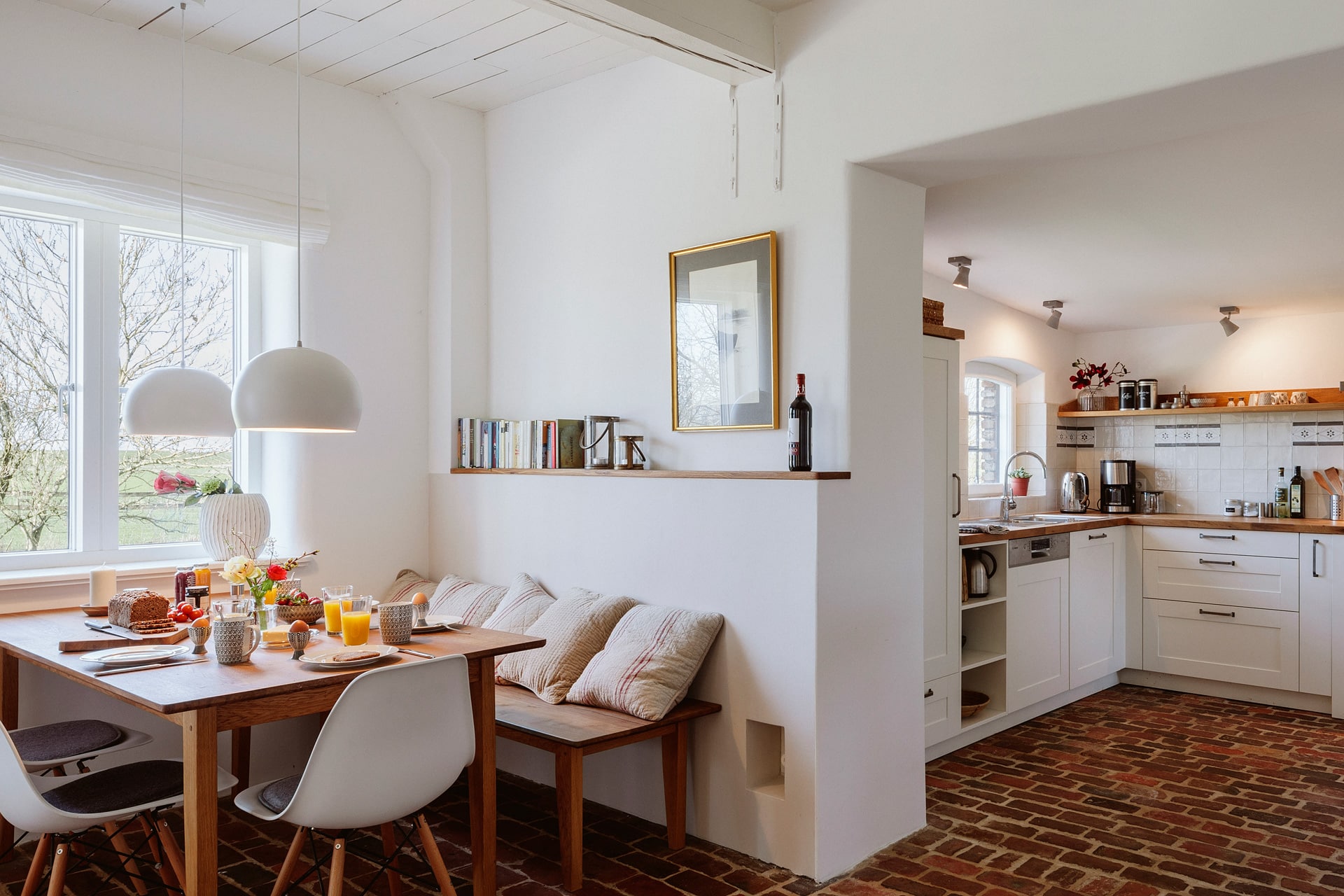 Huus Uelvesbüll, Ferienhaus an der Nordsee, Eiderstedt