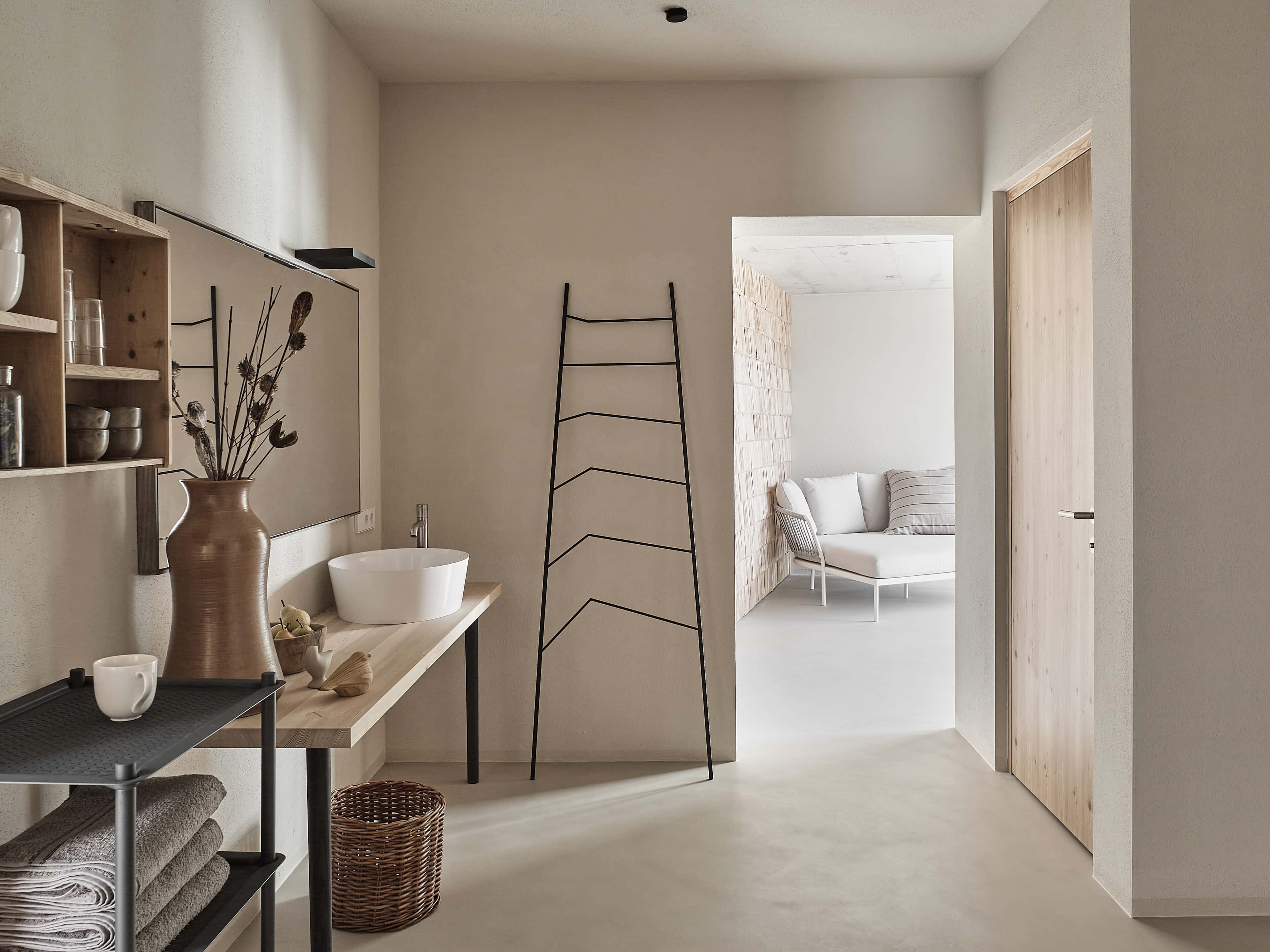 Badezimmer im Refugium Rochus