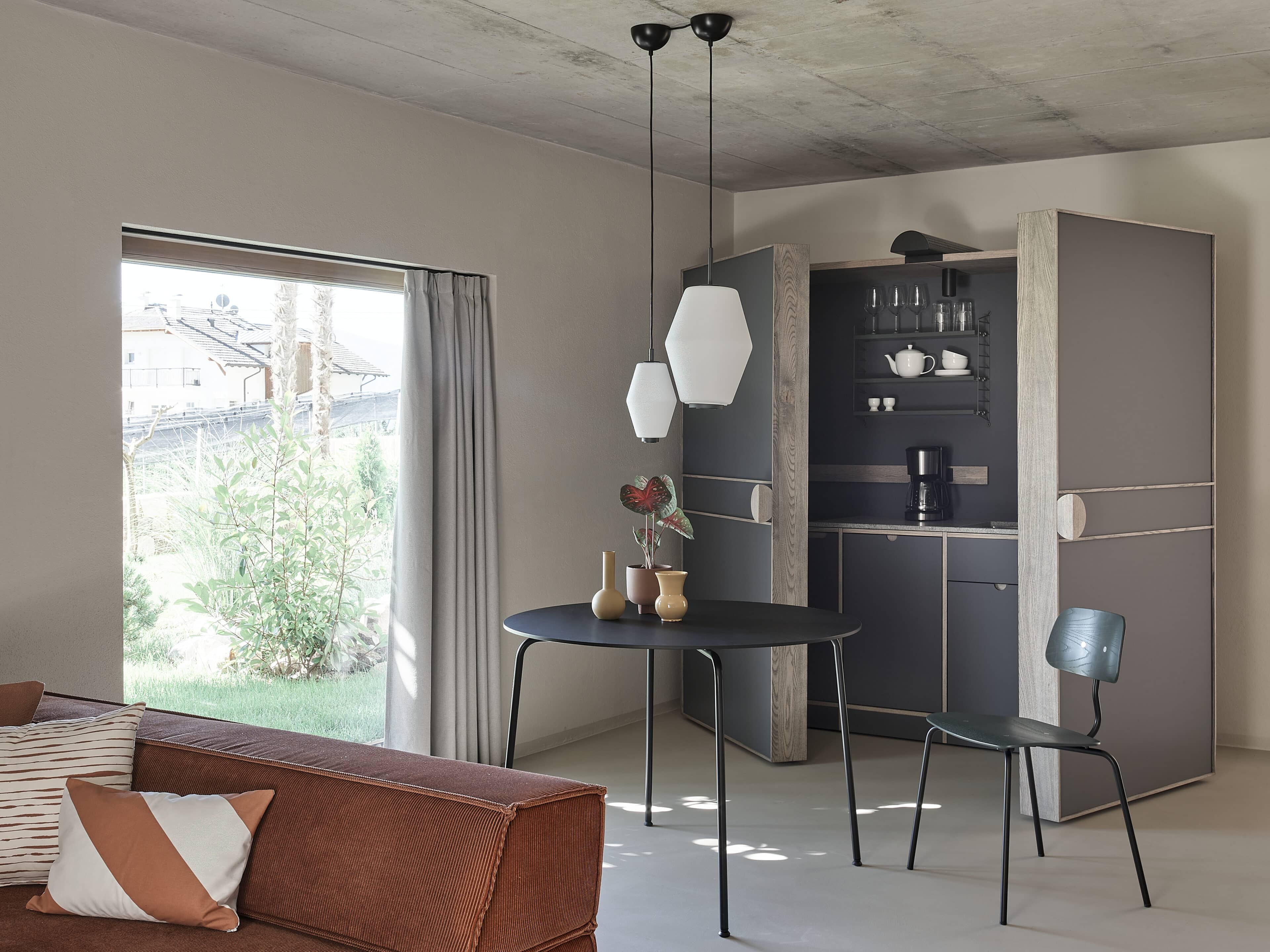 Küchenzeile im Refugium Rochus