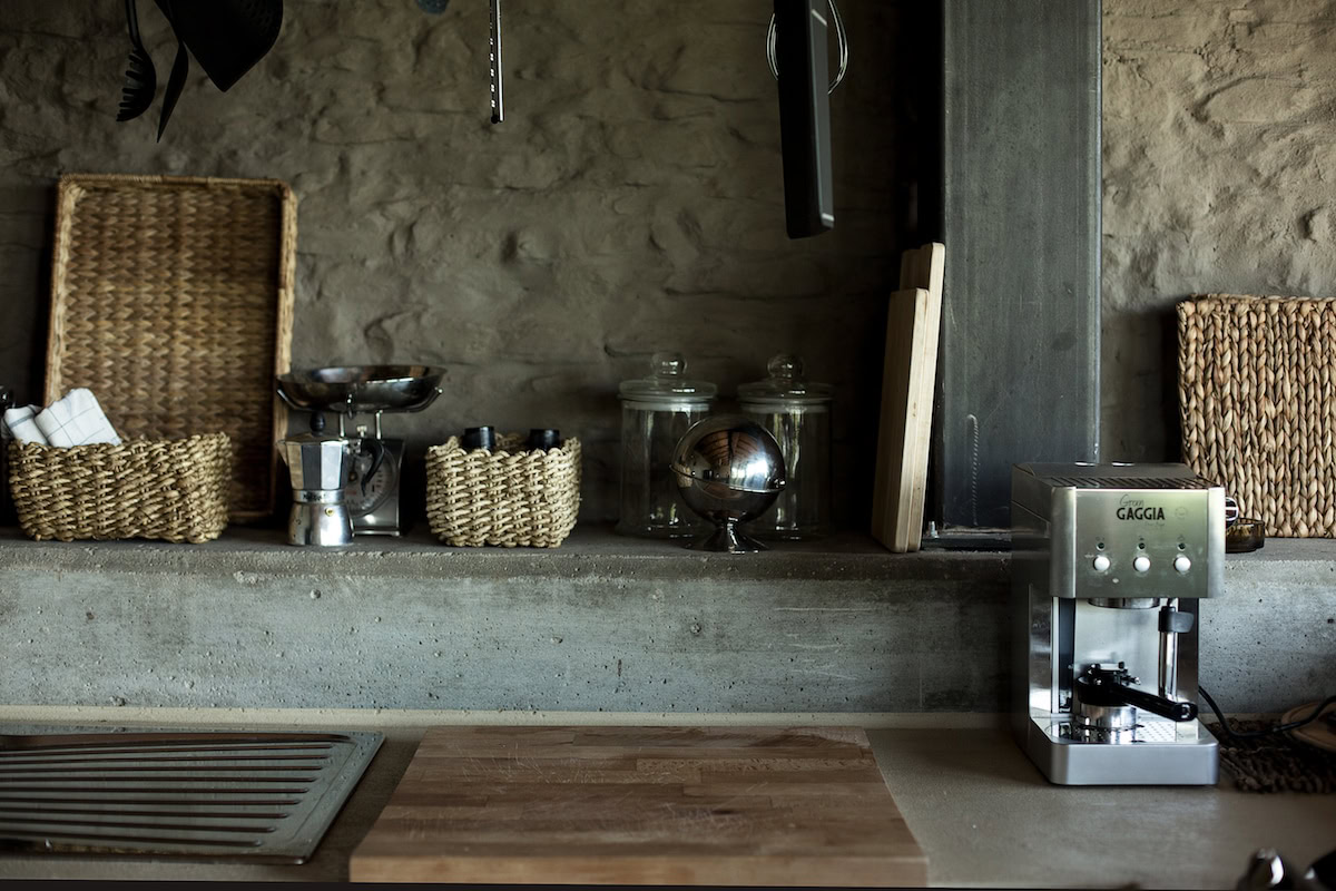 Küchenzeile im Ferienhaus Ciabot, Serafina