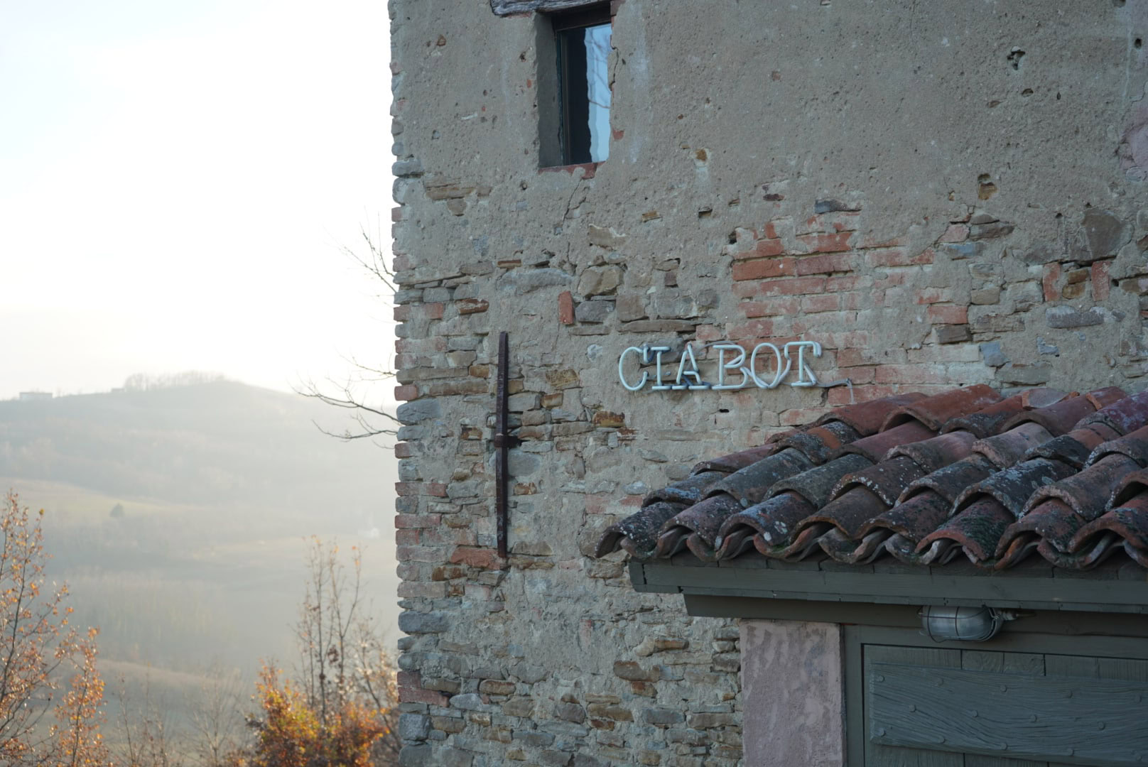 Hausecke des Ferienhaus Ciabot, Serafina