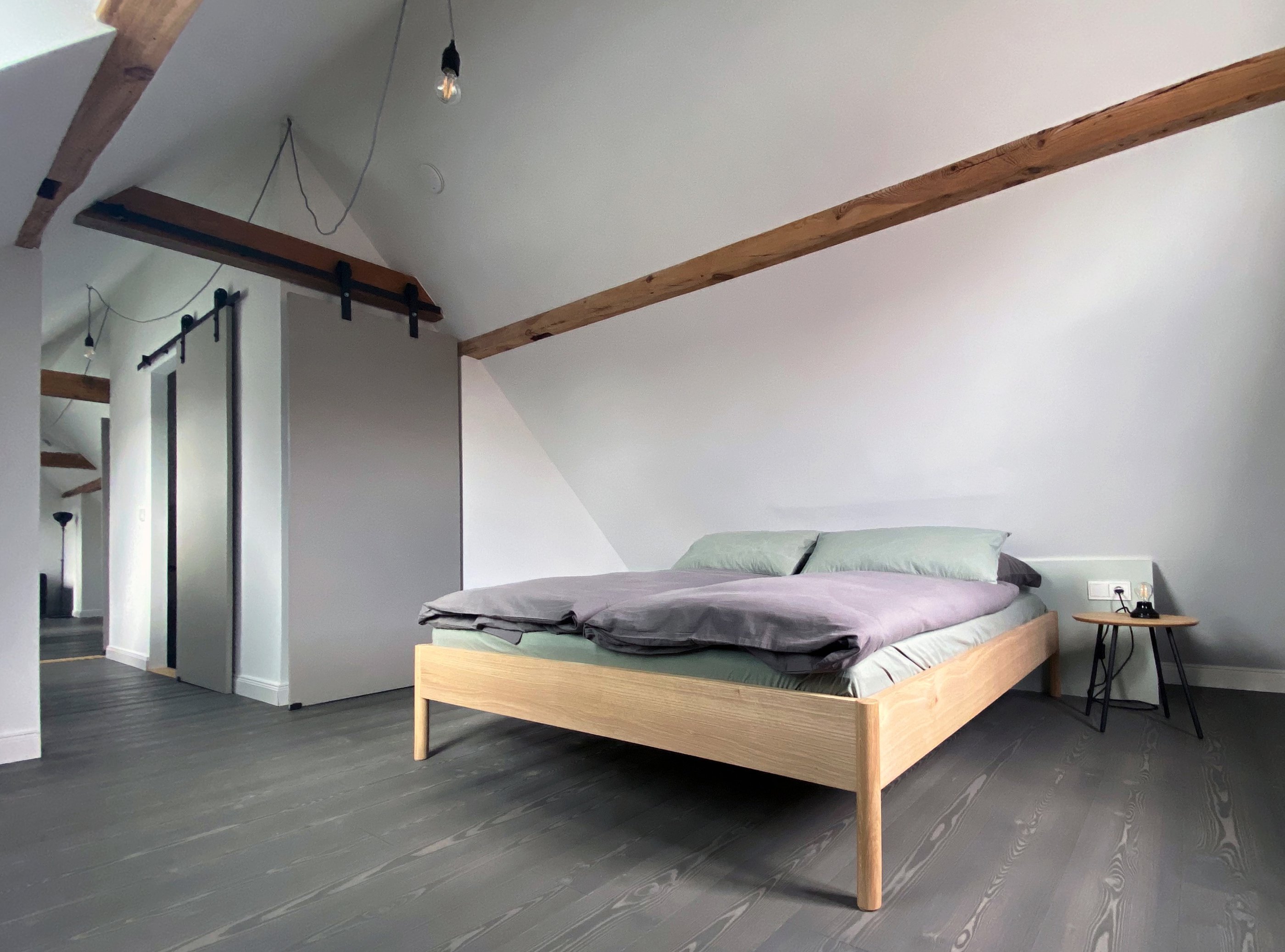 Schlafzimmer mit Doopelbett im Schockelgaul