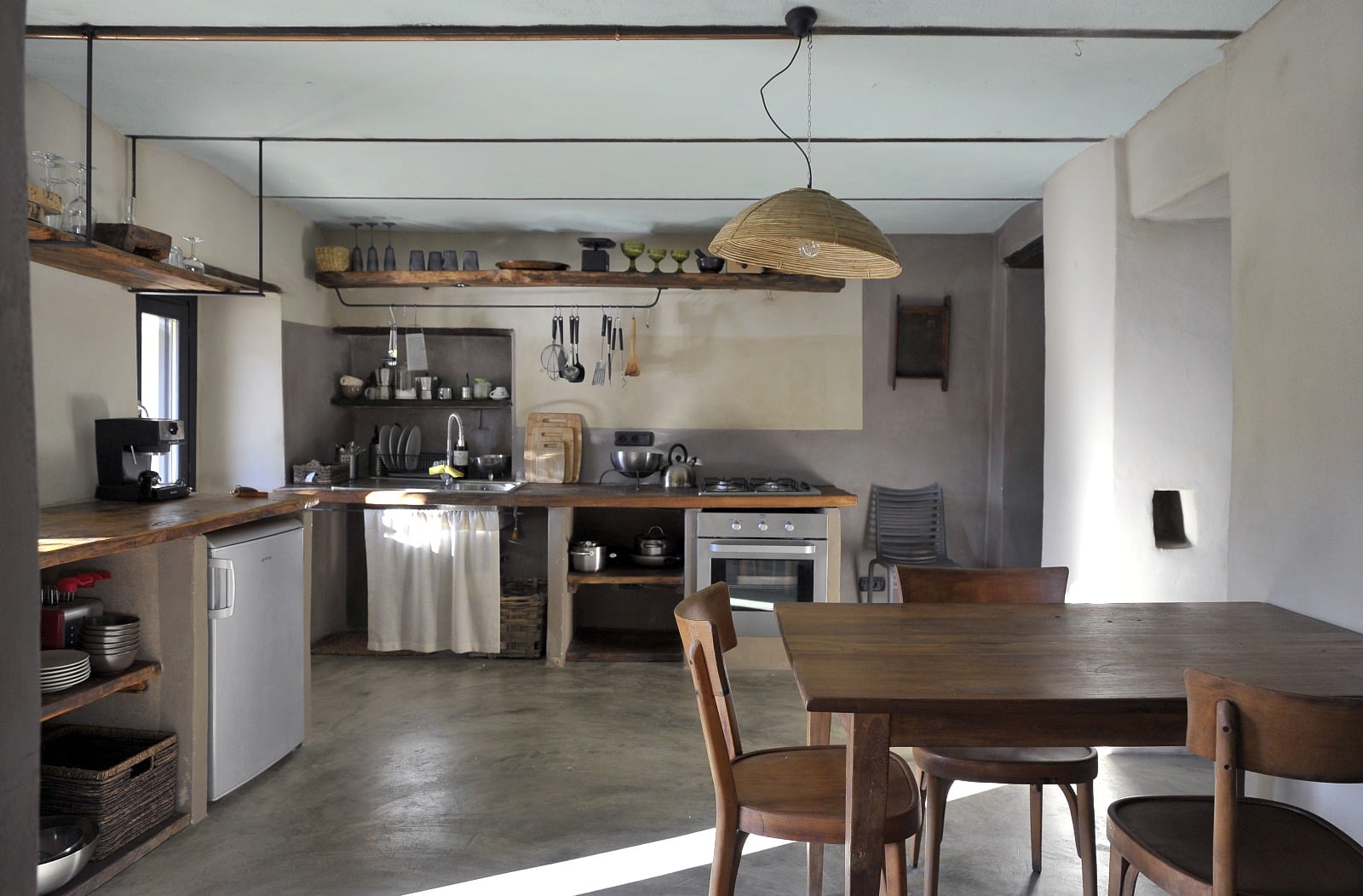 offene Küche im Casa Capra, Serafina