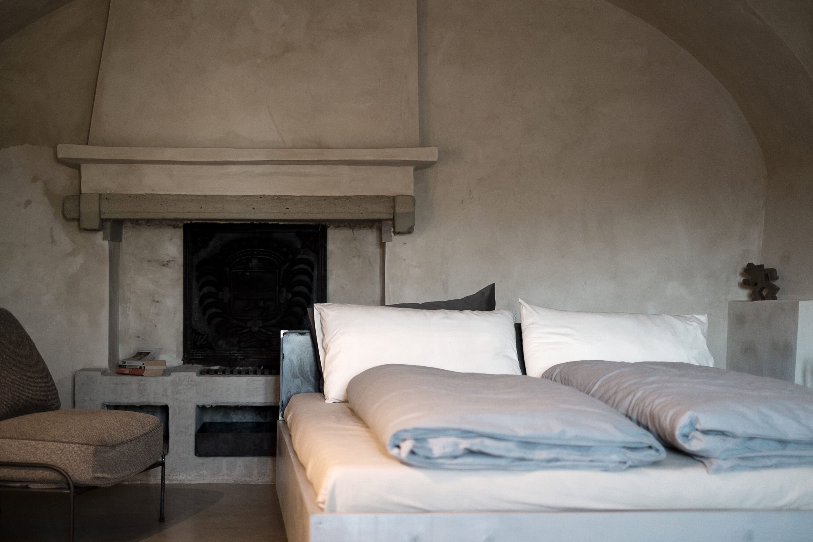 Schlafzimmer im Ferienhaus Castello des Vereins Serafina