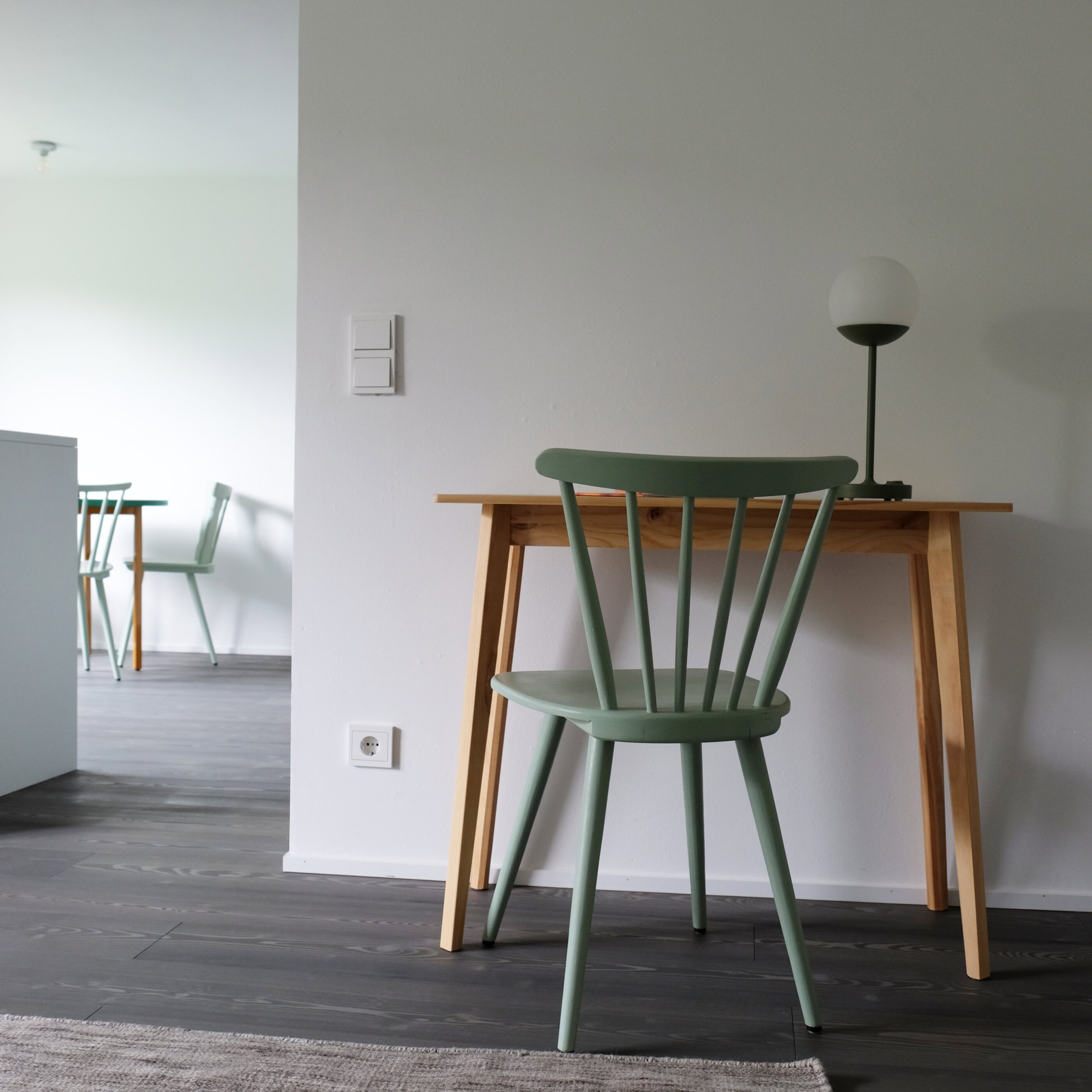 Arbeitsplatz in der Ferienwohnung des Schockelgaul