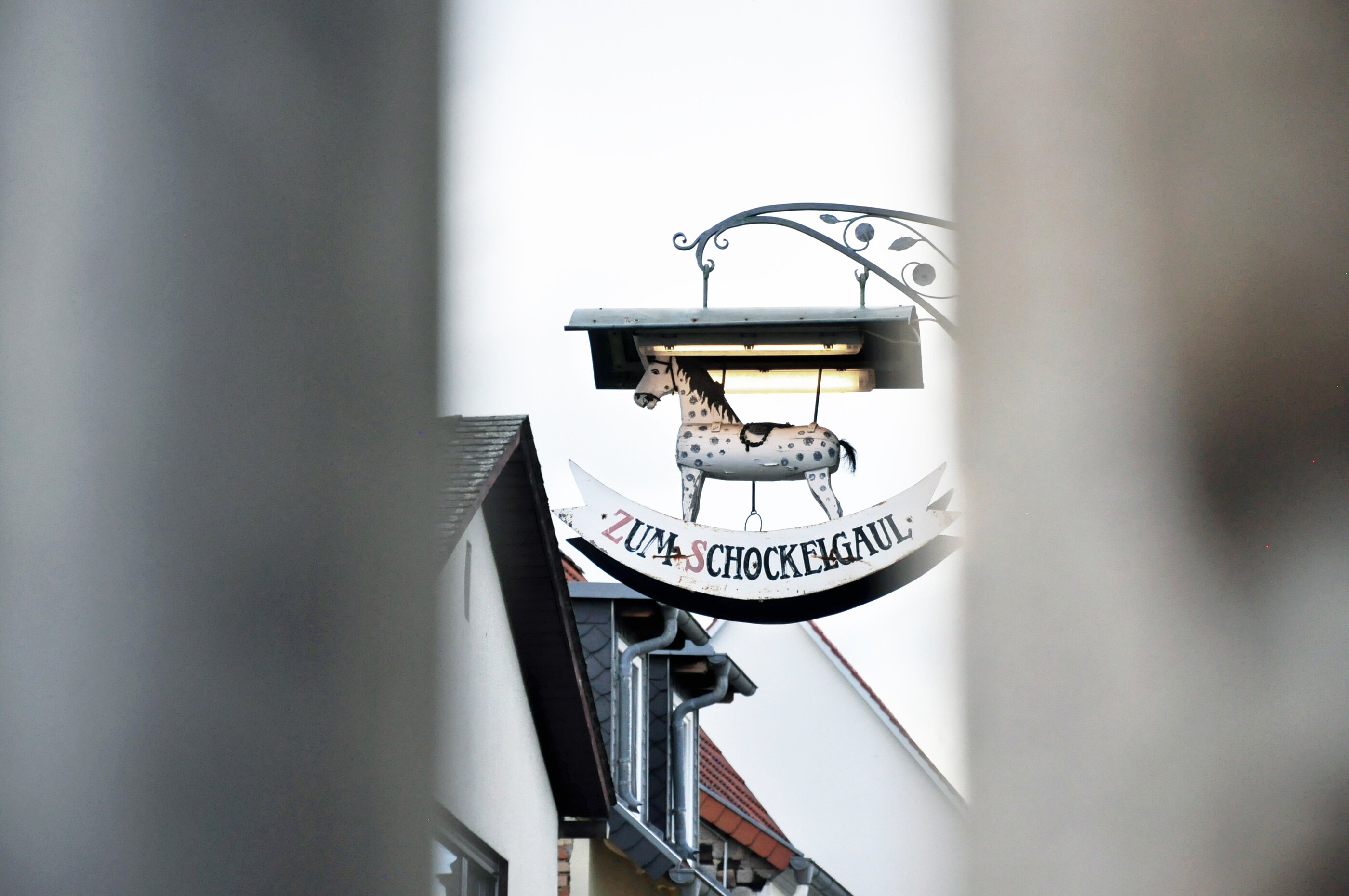 Nasenschild Zum Schockelgaul