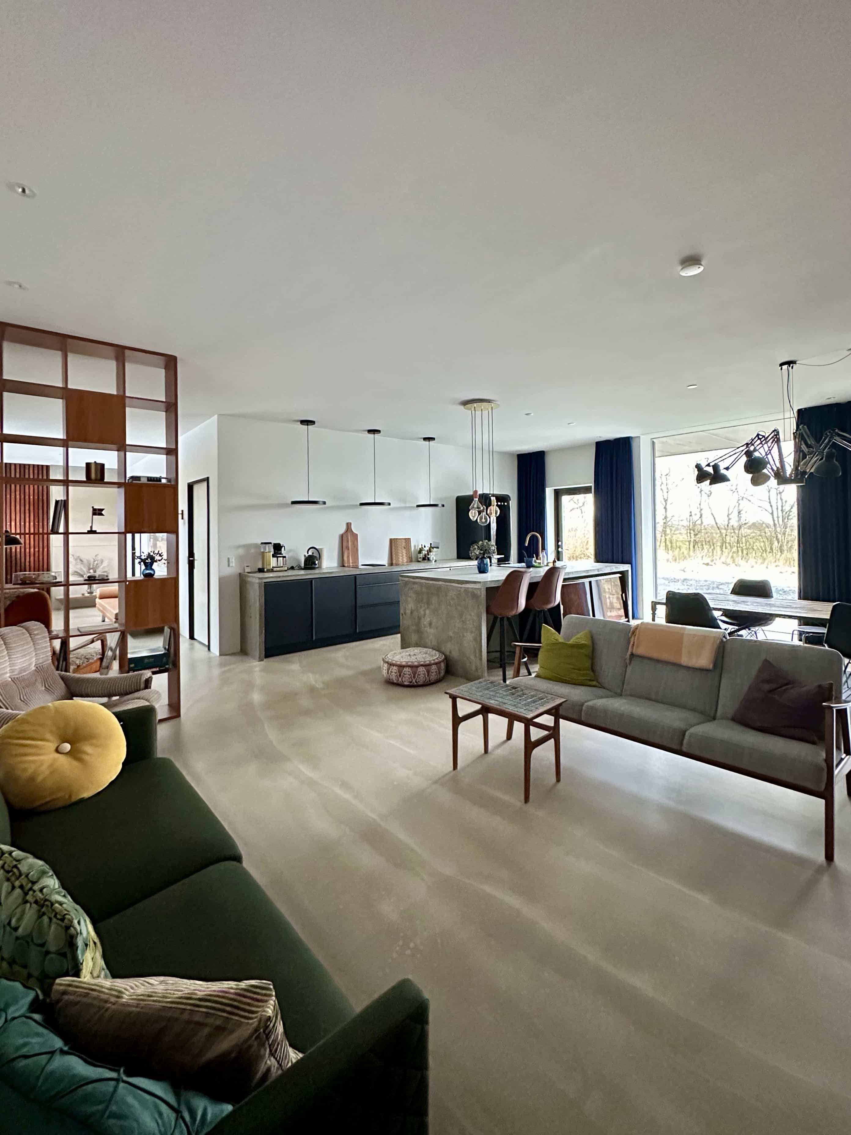 Wohnzimmer im Ferienhaus vv44