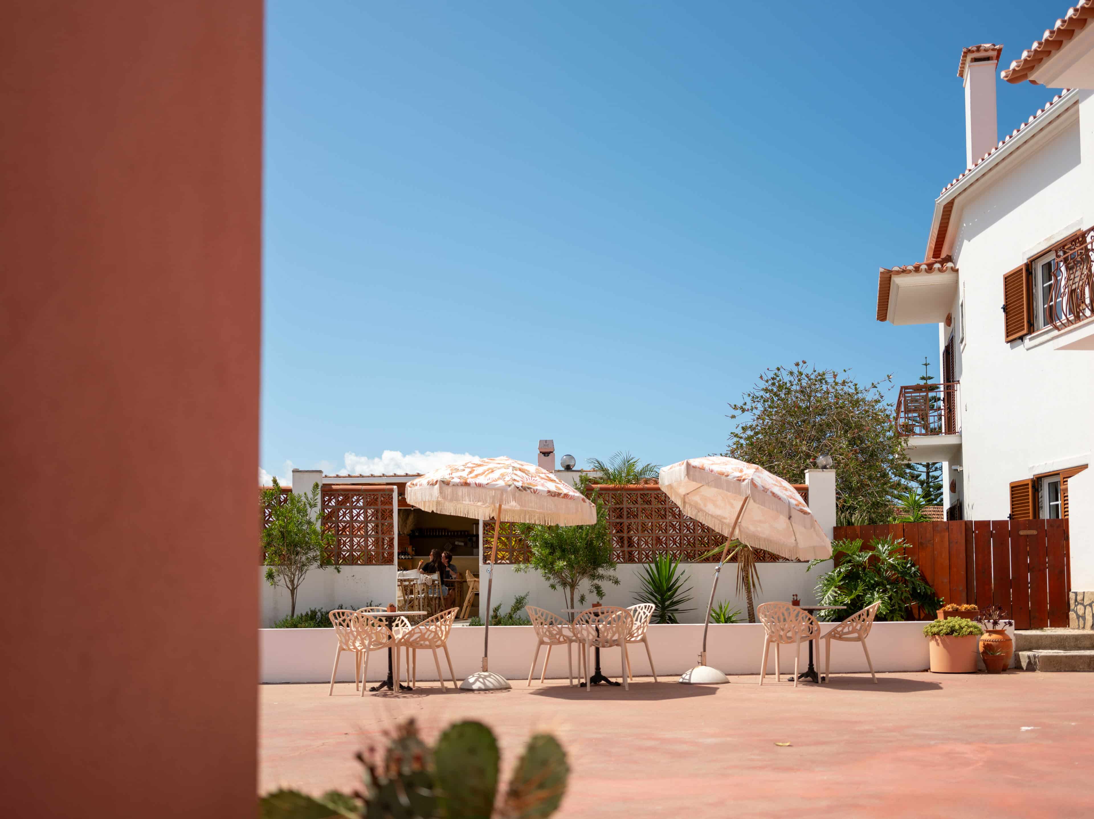 Restaurantterrasse des Hotels Casa Quintas