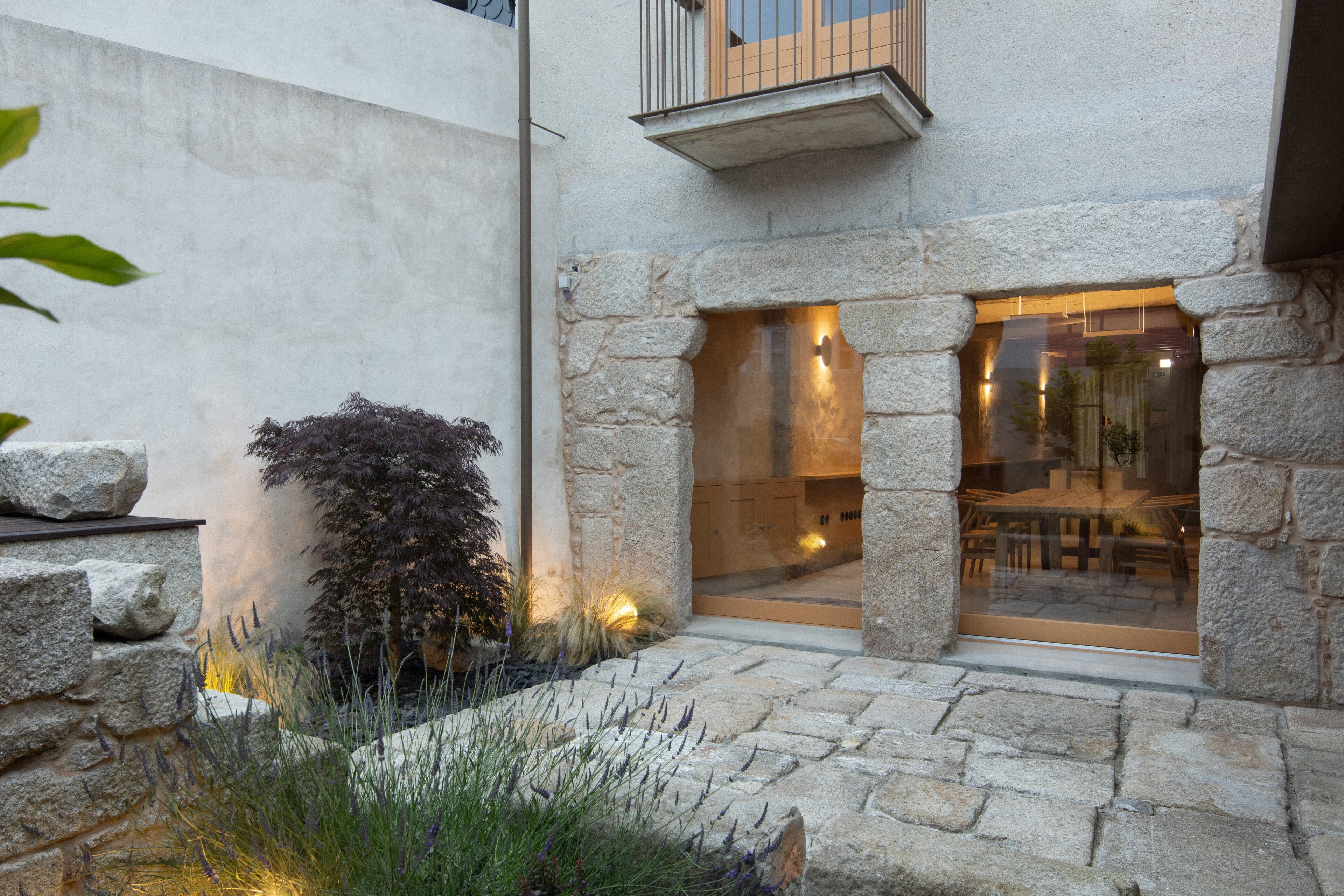 Outdoor-Platz im Hotel Na Travessa Suites