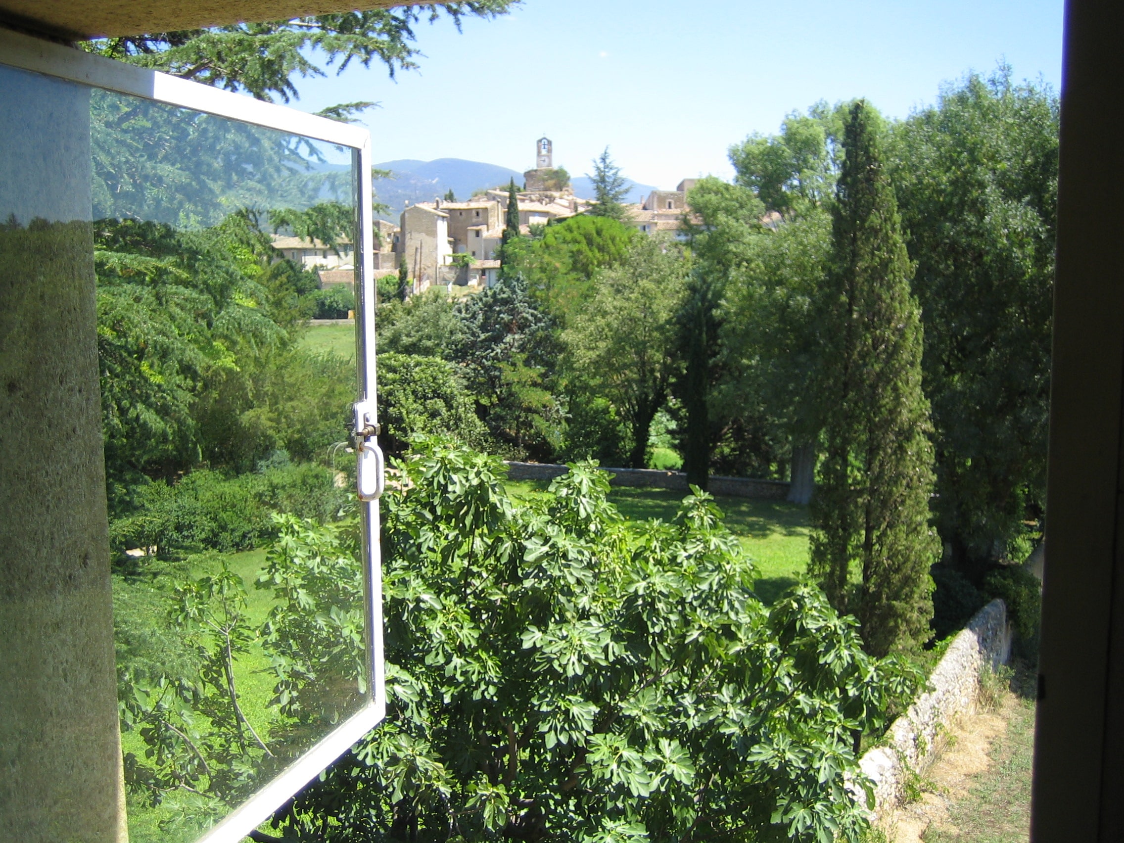 Ausblick aus dem Fenster im Le Pigeonnier