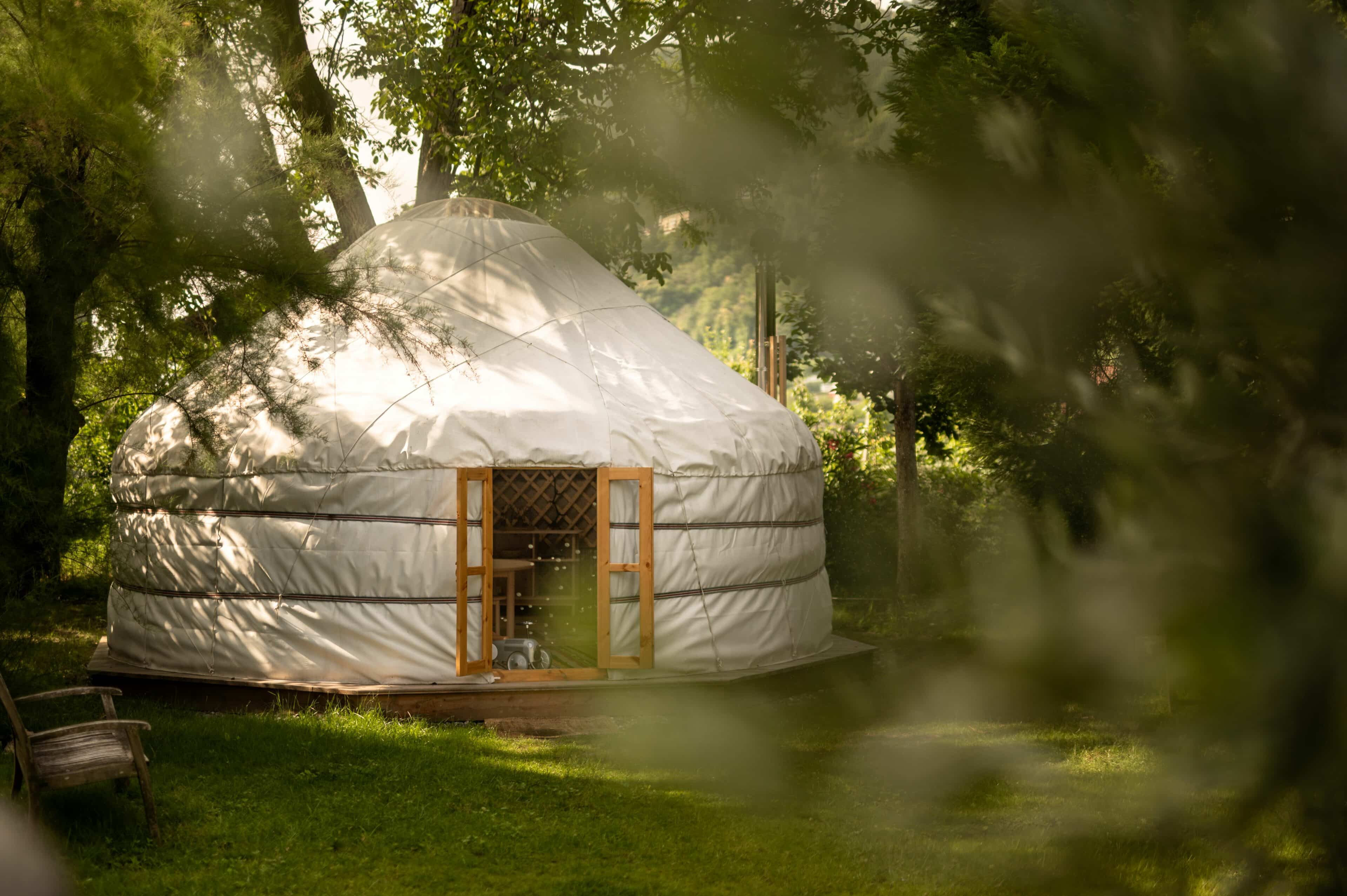 Wellness Hütte im Garten des Hotel Schwarzschmied