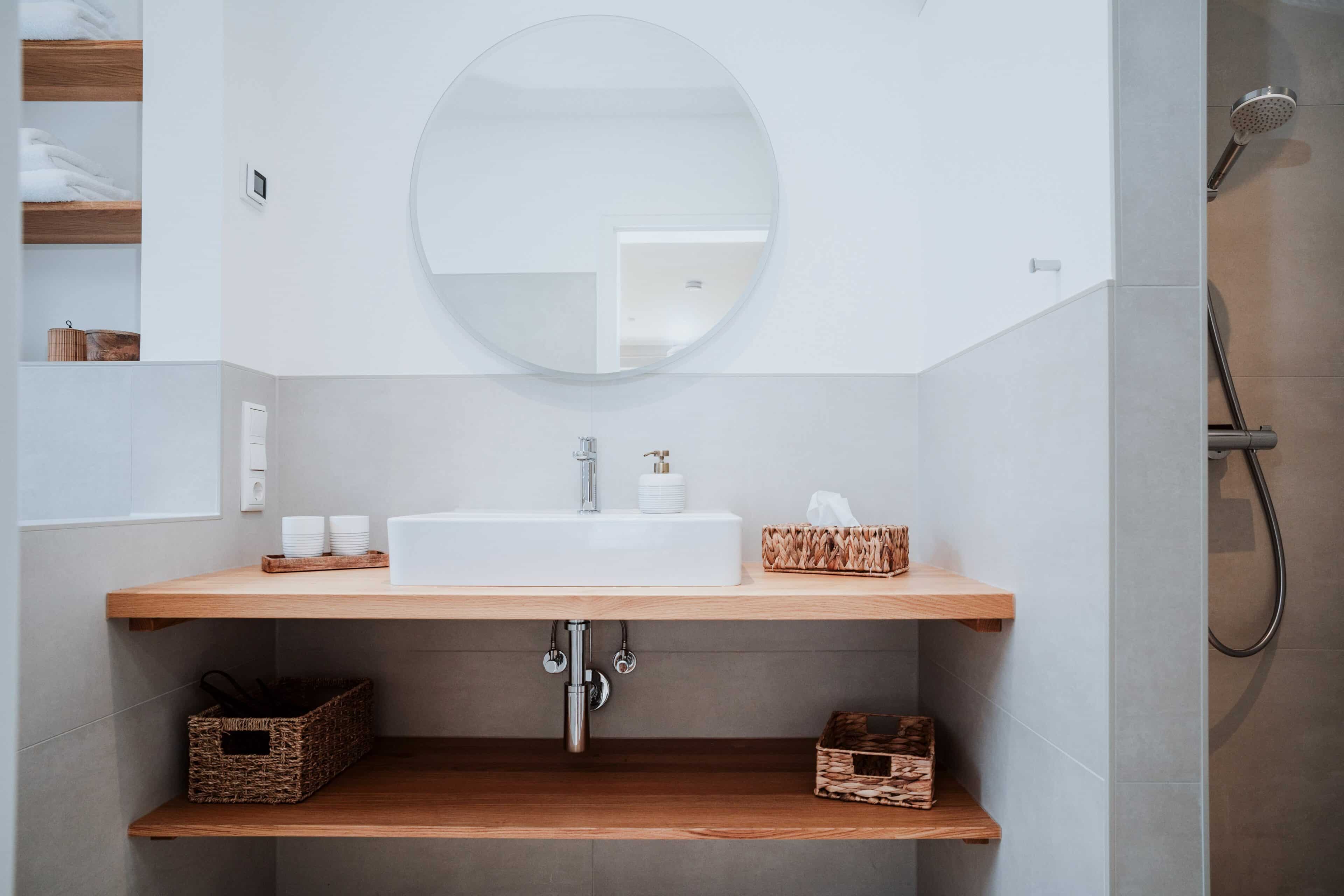 Badezimmer im Spreewaldhaus