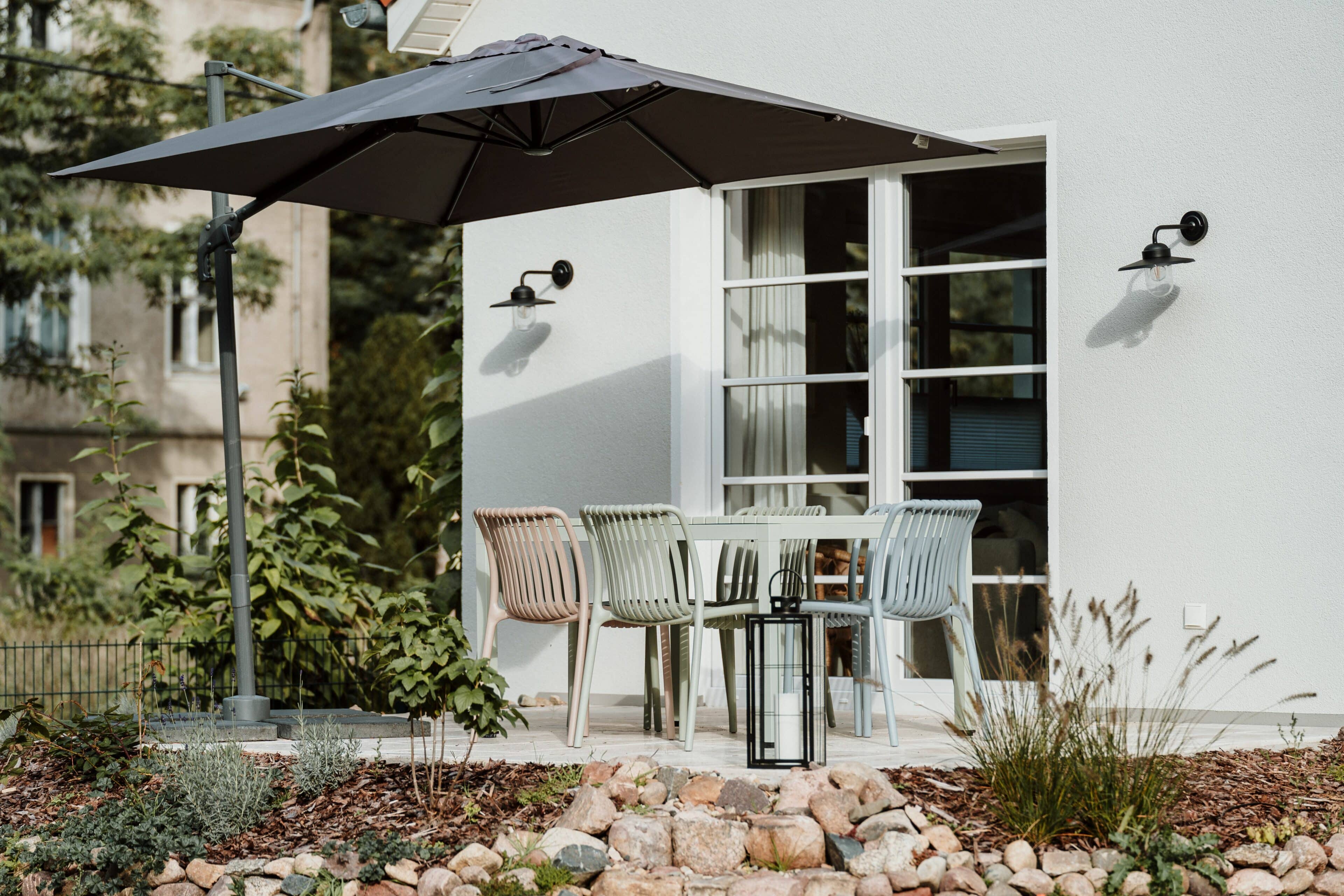 Terrasse des Haupthauses im Spreewaldhaus