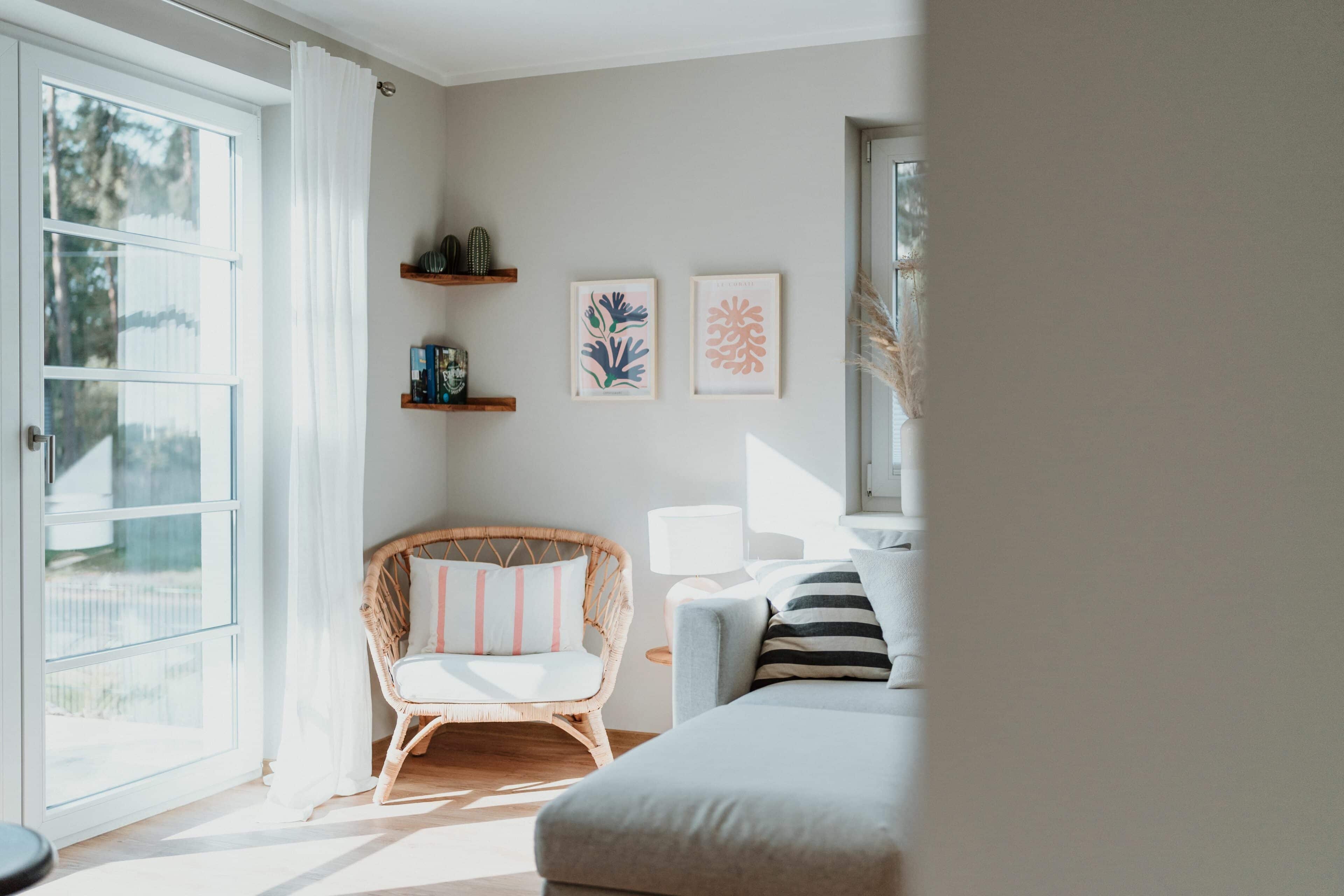 Wohnzimmer im Spreewaldhaus