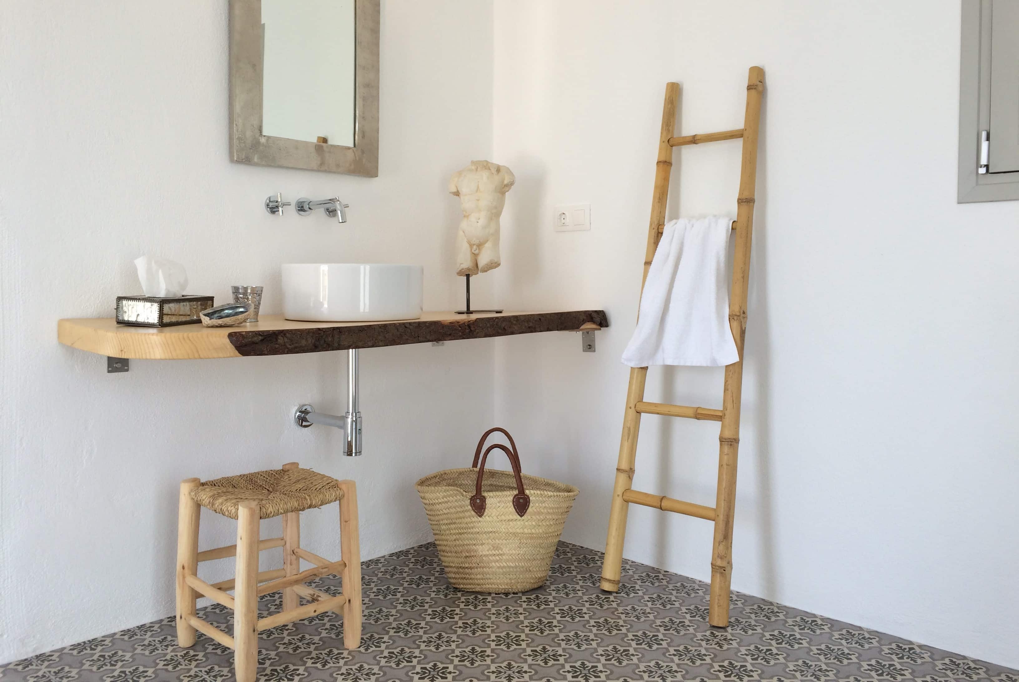 Badezimmer in der Villa Zoé