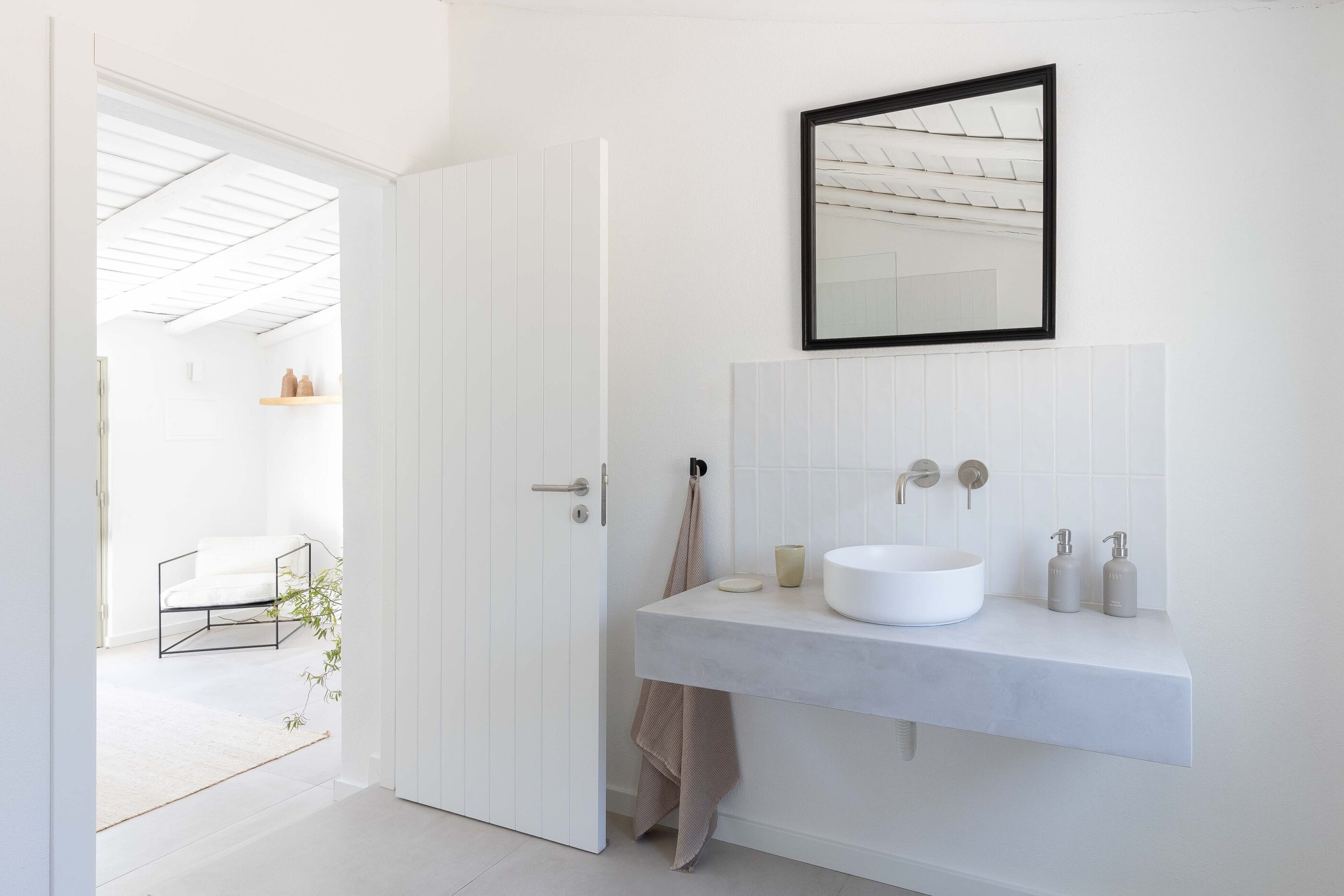 Badezimmer im Ferienhaus âmago