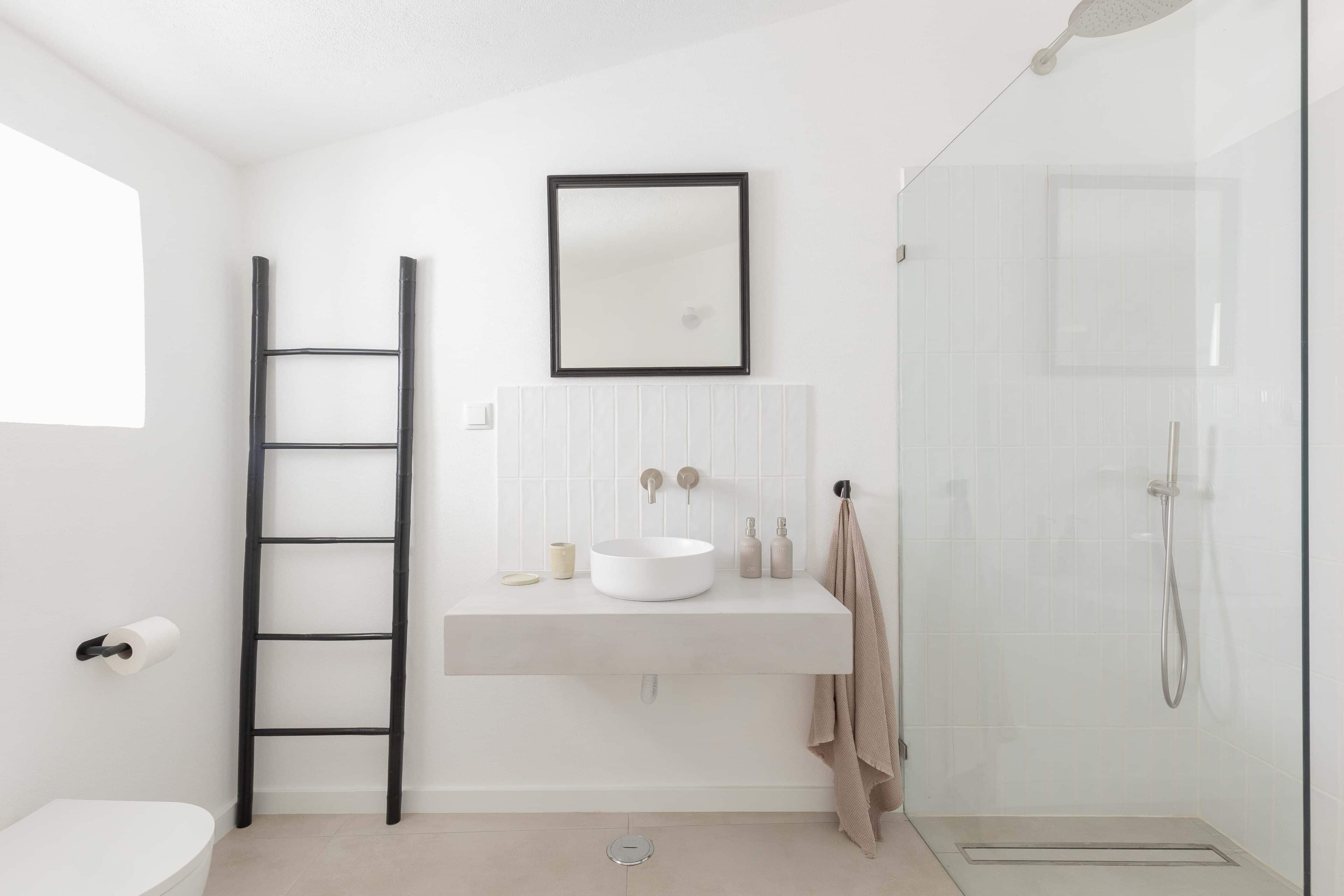 Badezimmer im Ferienhaus âmago